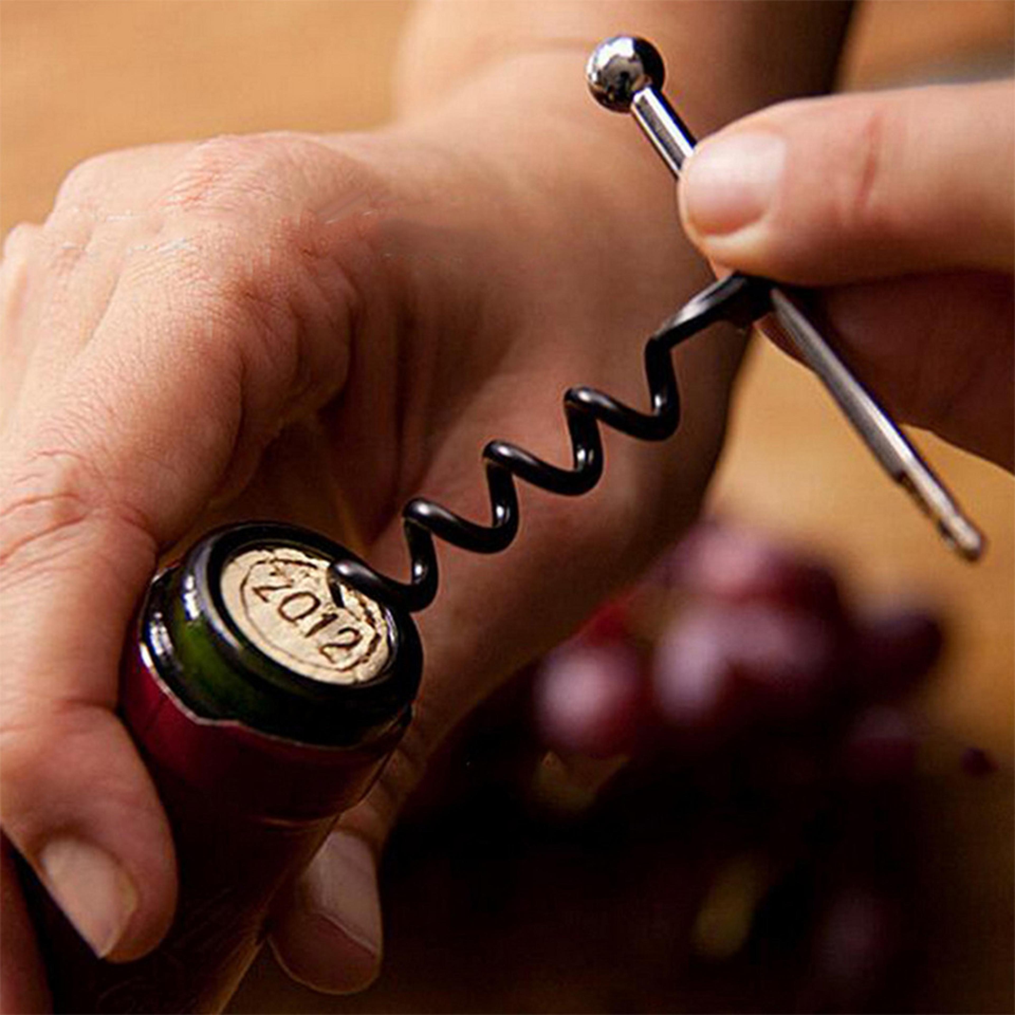 premium portable wine bottle opener durable stainless steel corkscrew