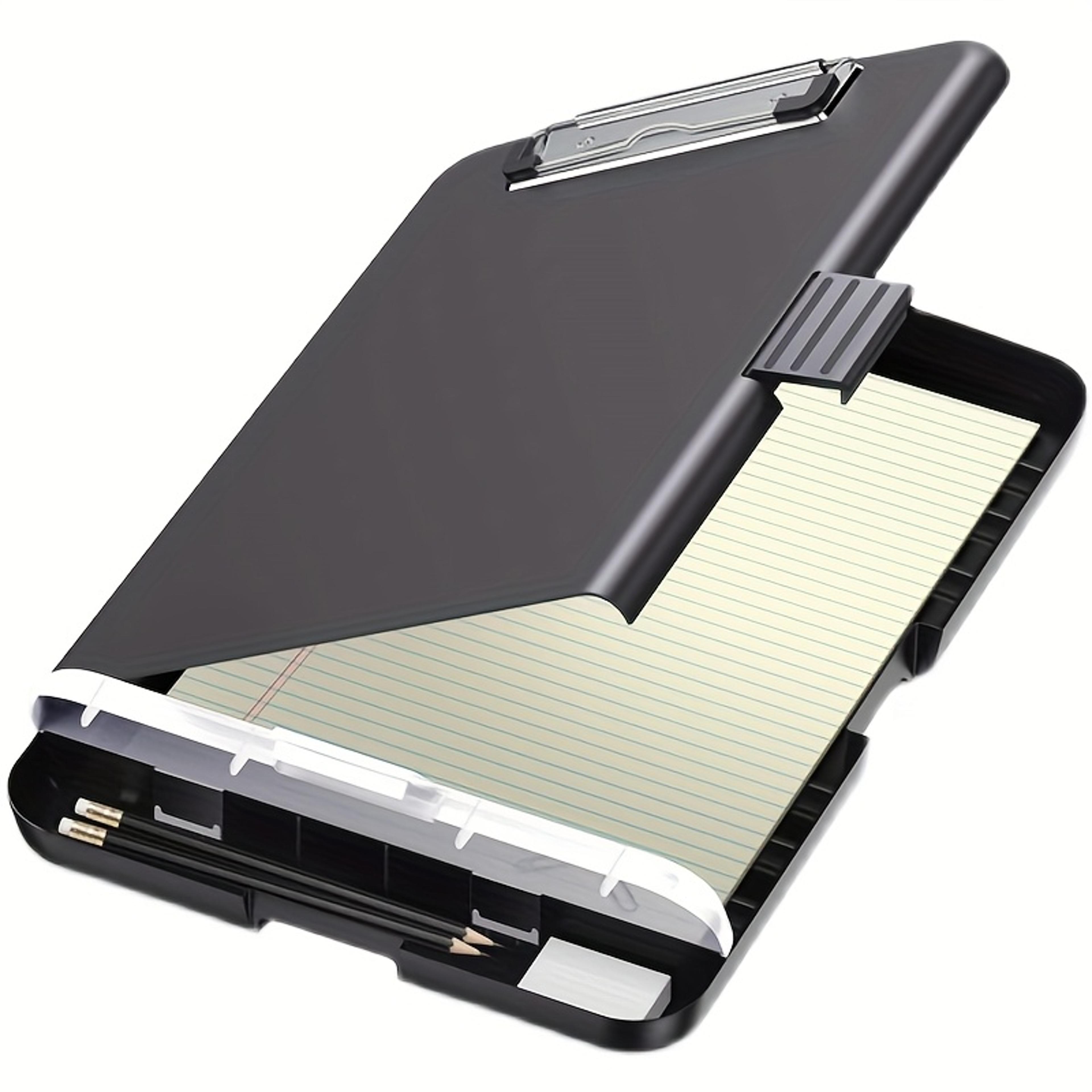 document organizer box with pen slot & desktop writing board durable desktop file storage box