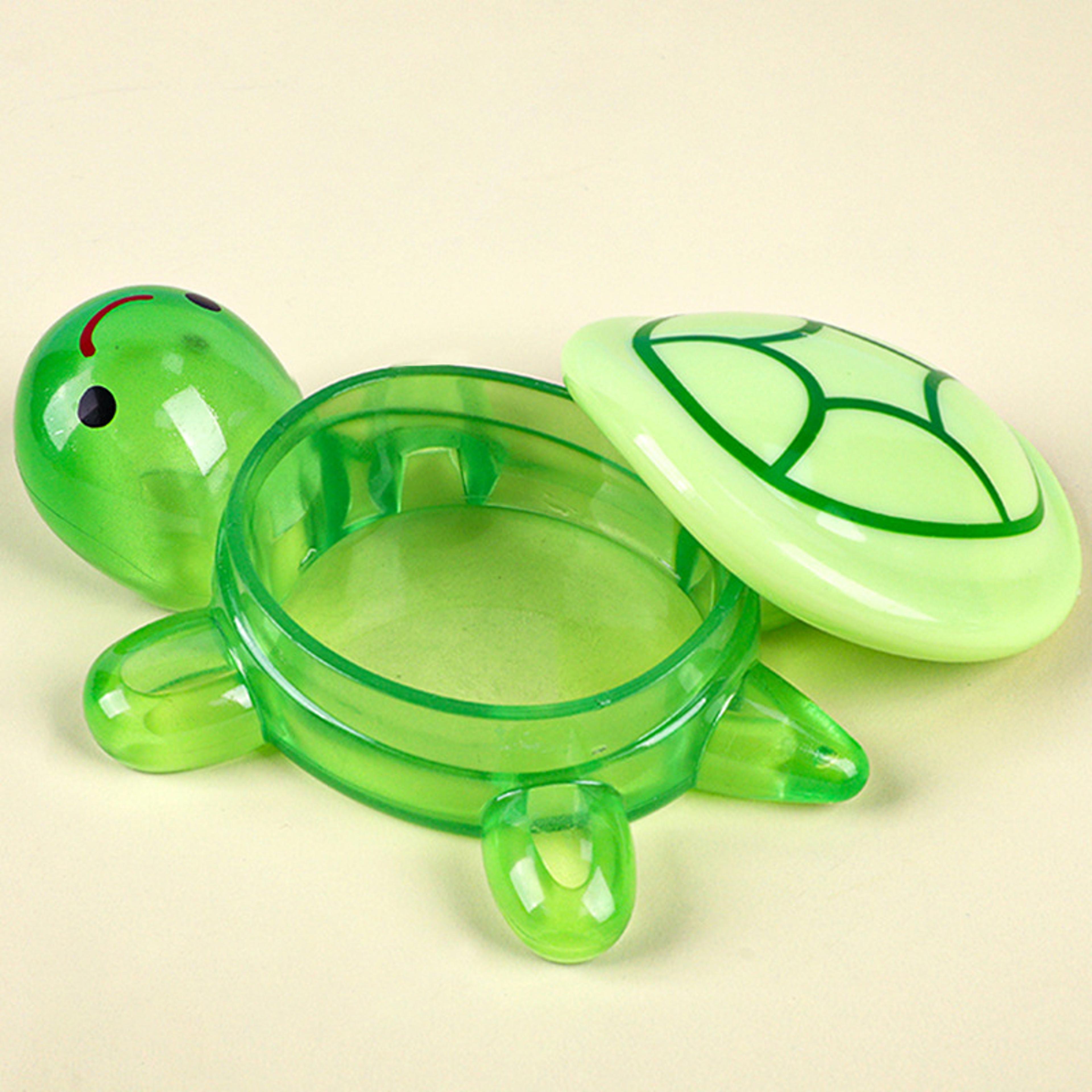 glowing turtle storage box resin home decor & toy organizer
