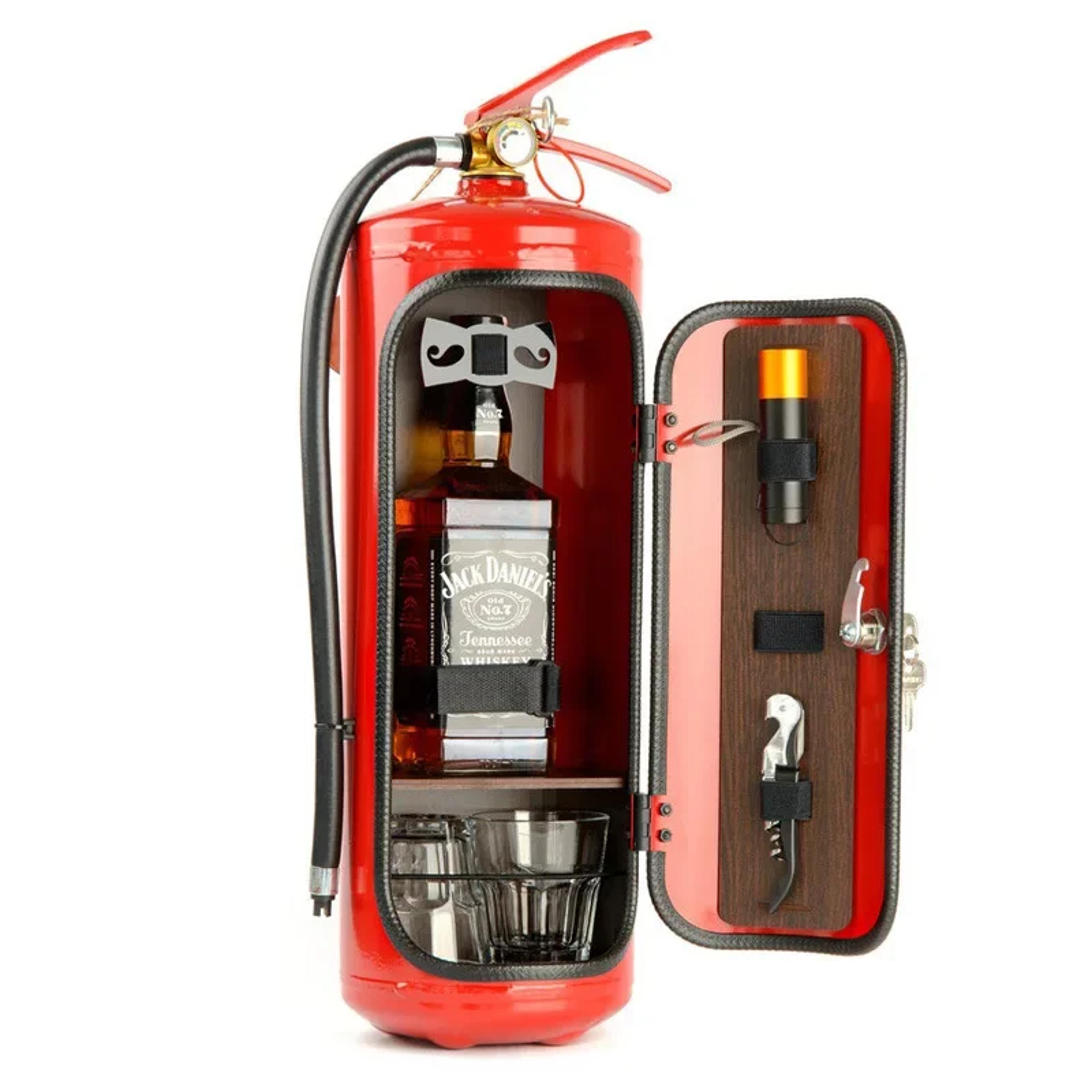 fire extinguisher mini bar wine cabinet creative wine storage & novelty home bar decor gift