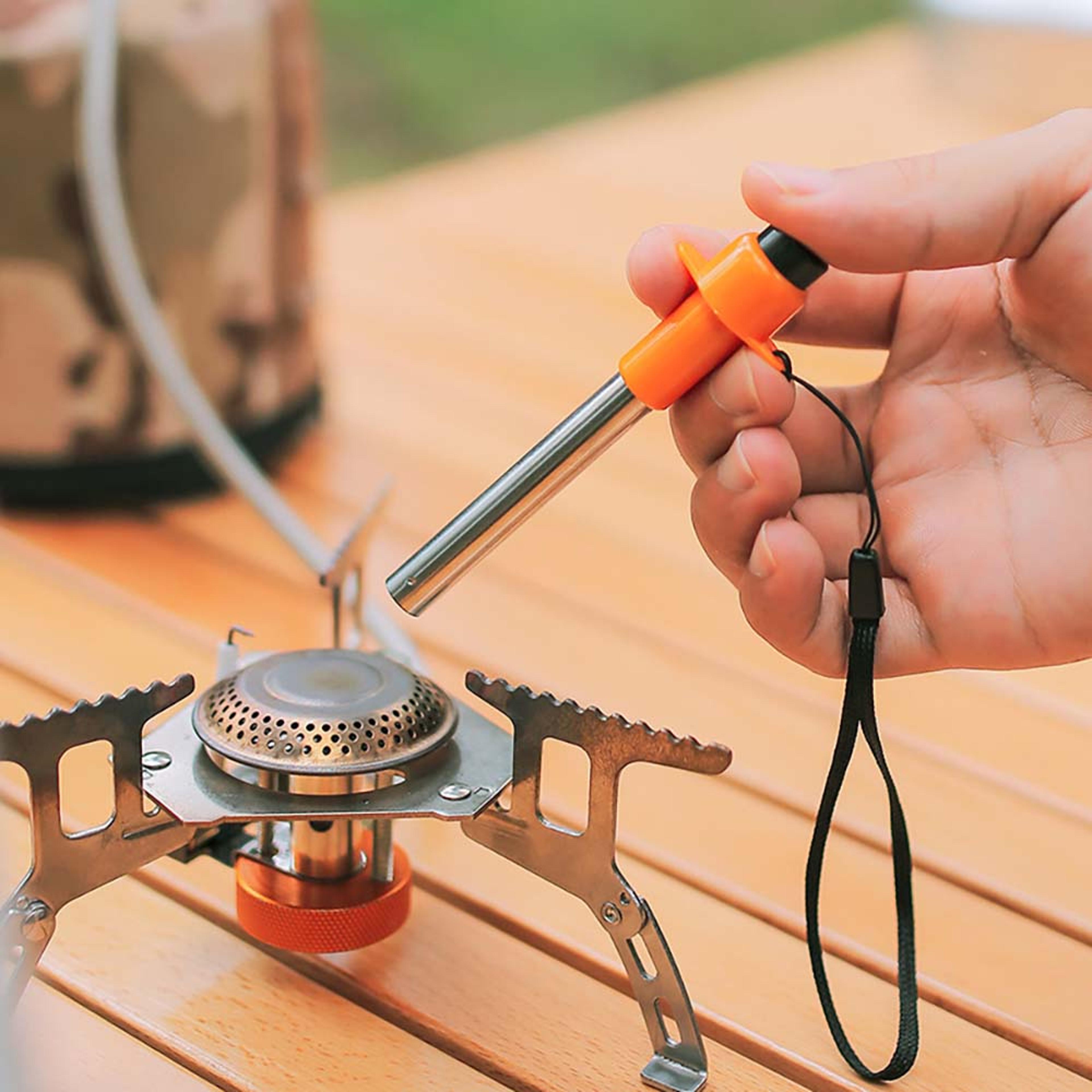 portable piezo igniter for camping stove & bbq fire starter