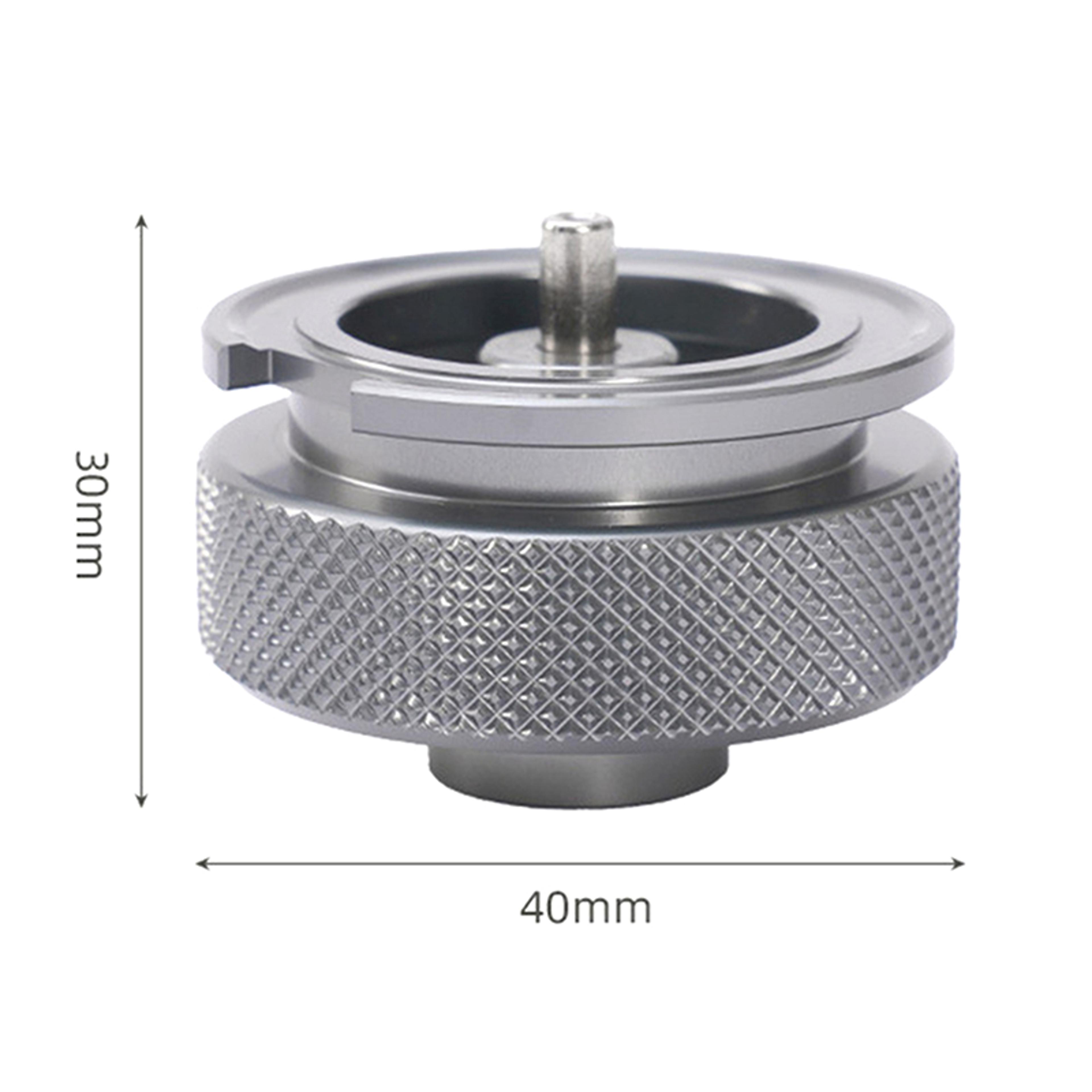 Flat Cylinder To Cartridge Gas Adapter Butane Torch Connector For Camping 5
