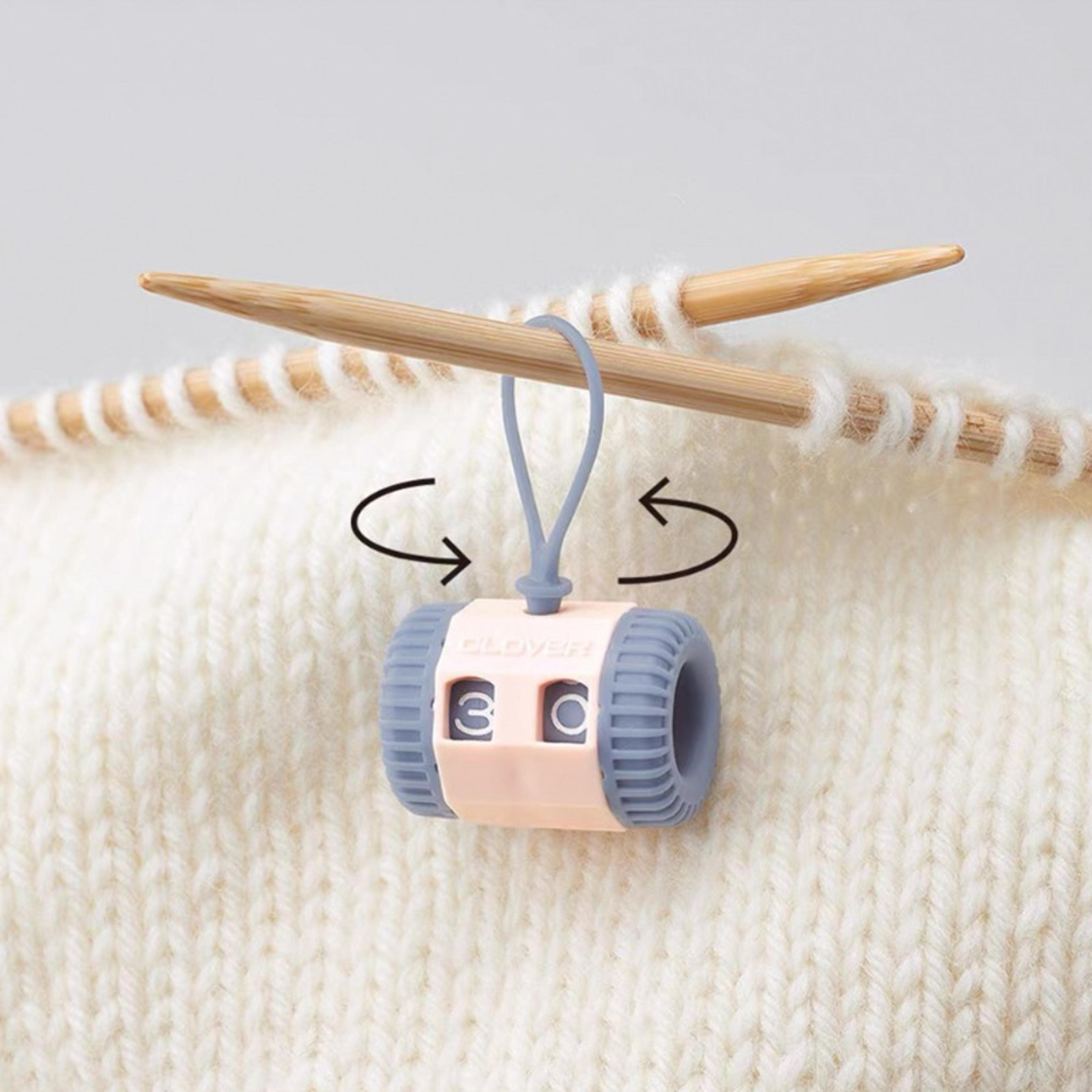 manual stitch counter for knitting & crochet portable row counter with crochet stitch marker tools