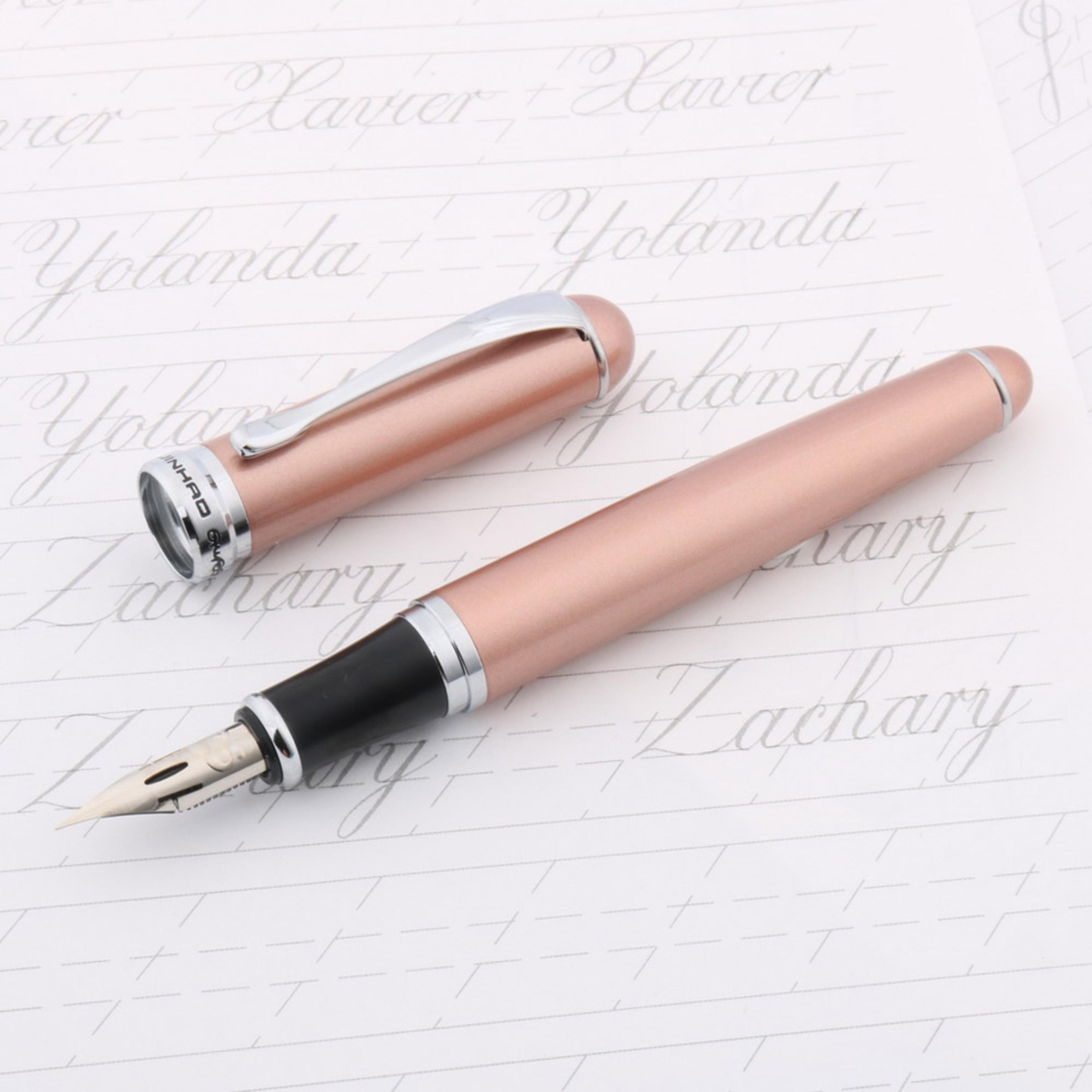 engraved copperplate calligraphy pen with flex nib for elegant handwriting