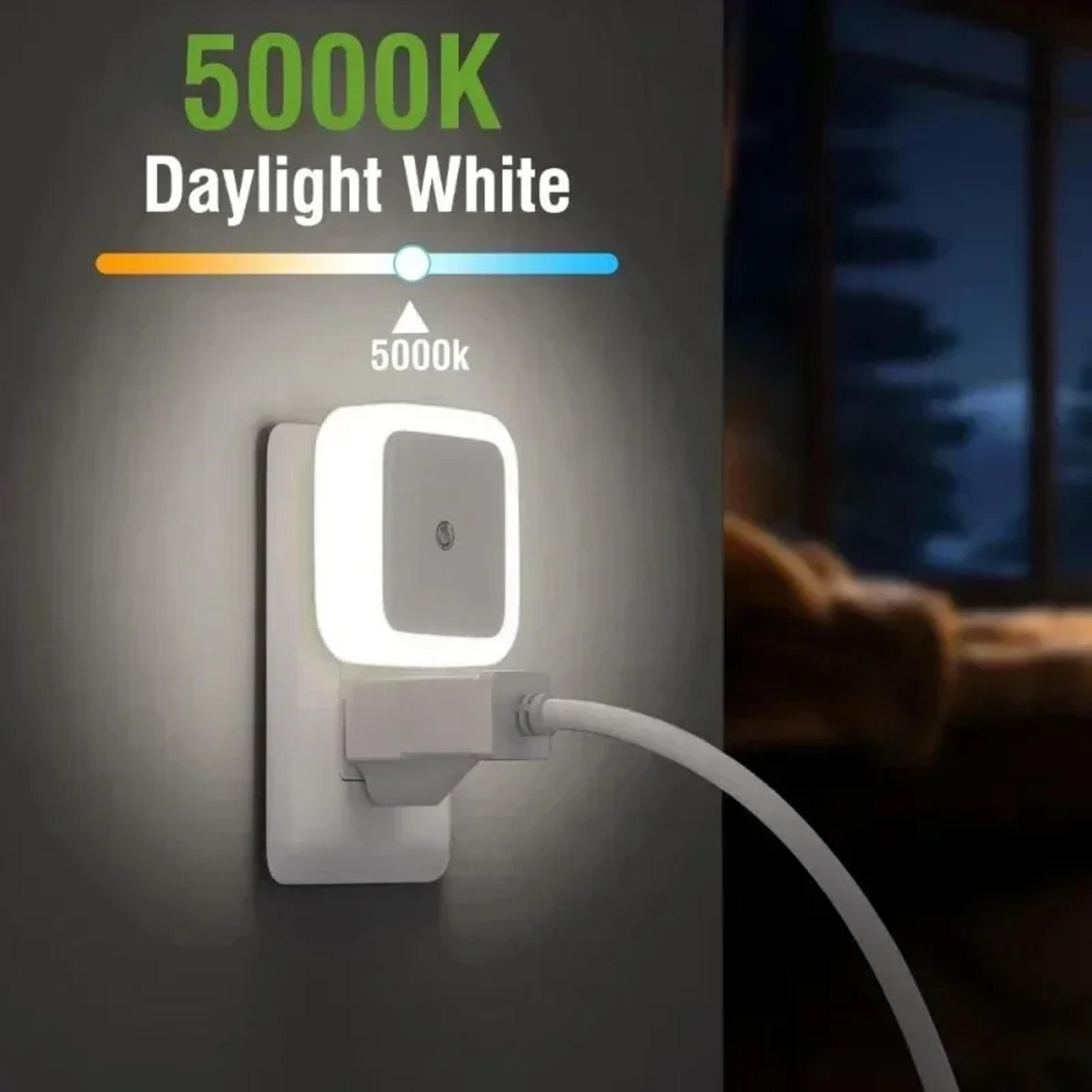 Wireless LED Night Light With Auto Dusk To Dawn Sensor Plug In Night Light For Bedroom Nursery Hall 3