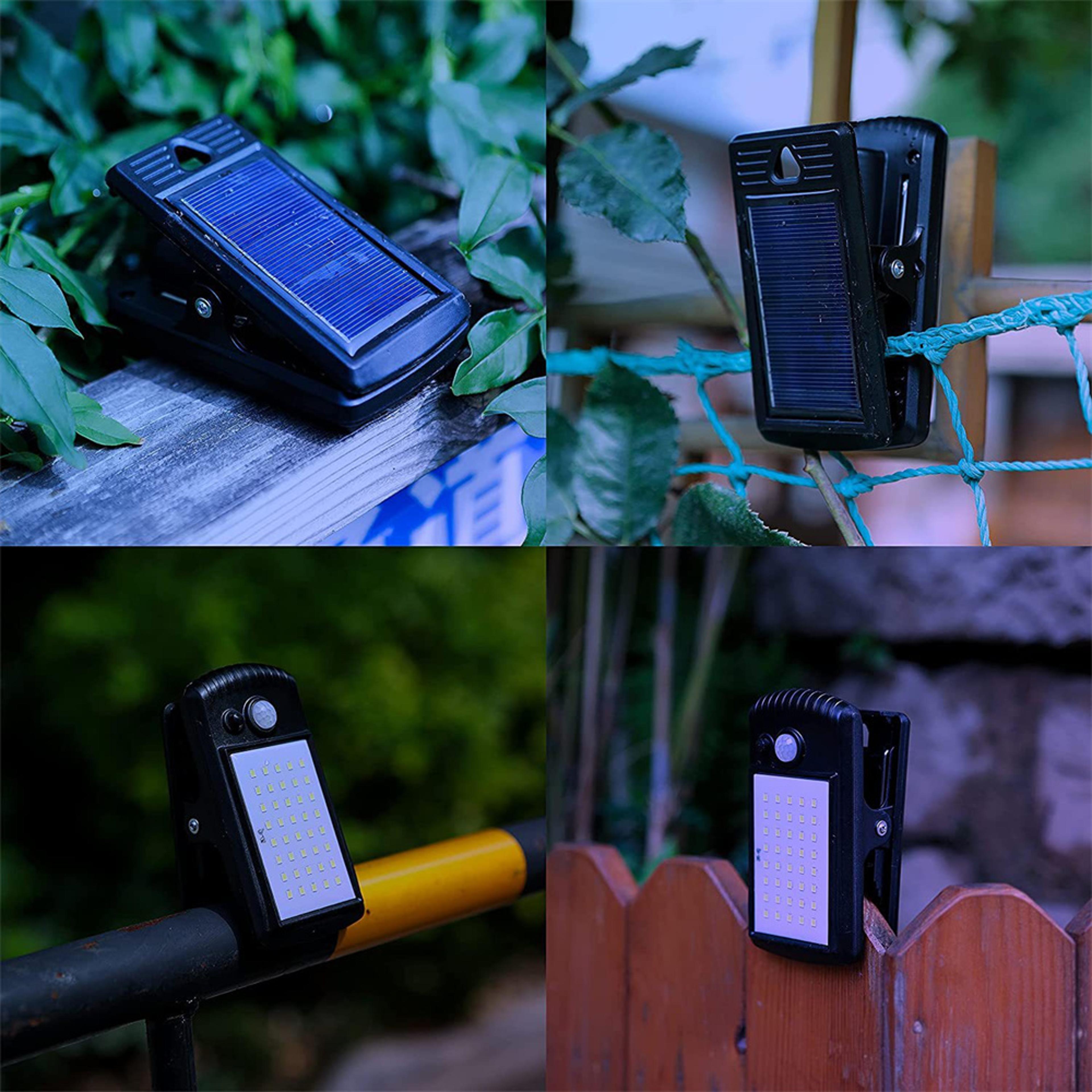 Clip On Solar Motion Sensor Light Waterproof Outdoor Solar Light For Garden Garage Tent Courtyard 4