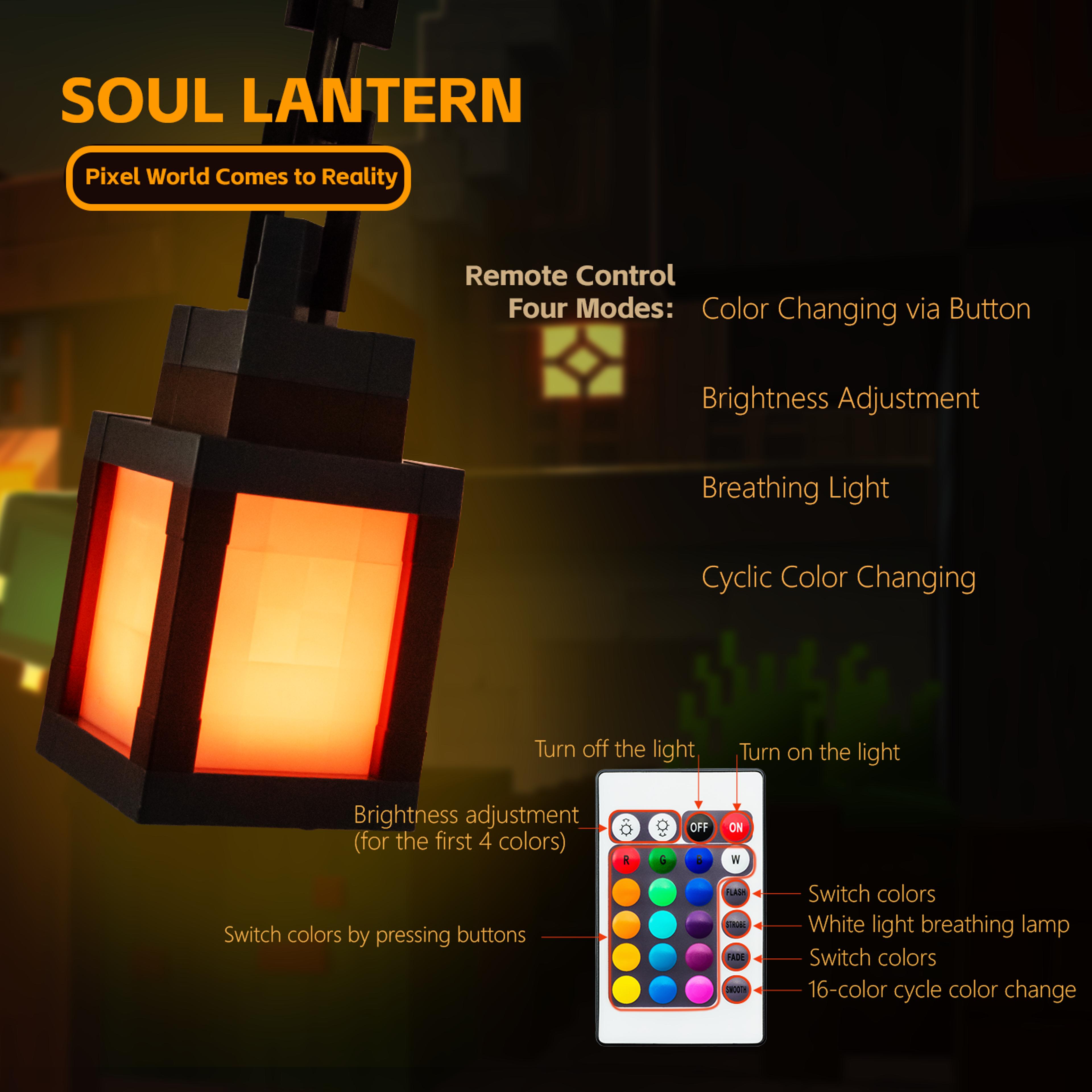 16 Color Pixel Night Light Portable LED Lantern For Bedroom Gaming Room And Home Decor 2