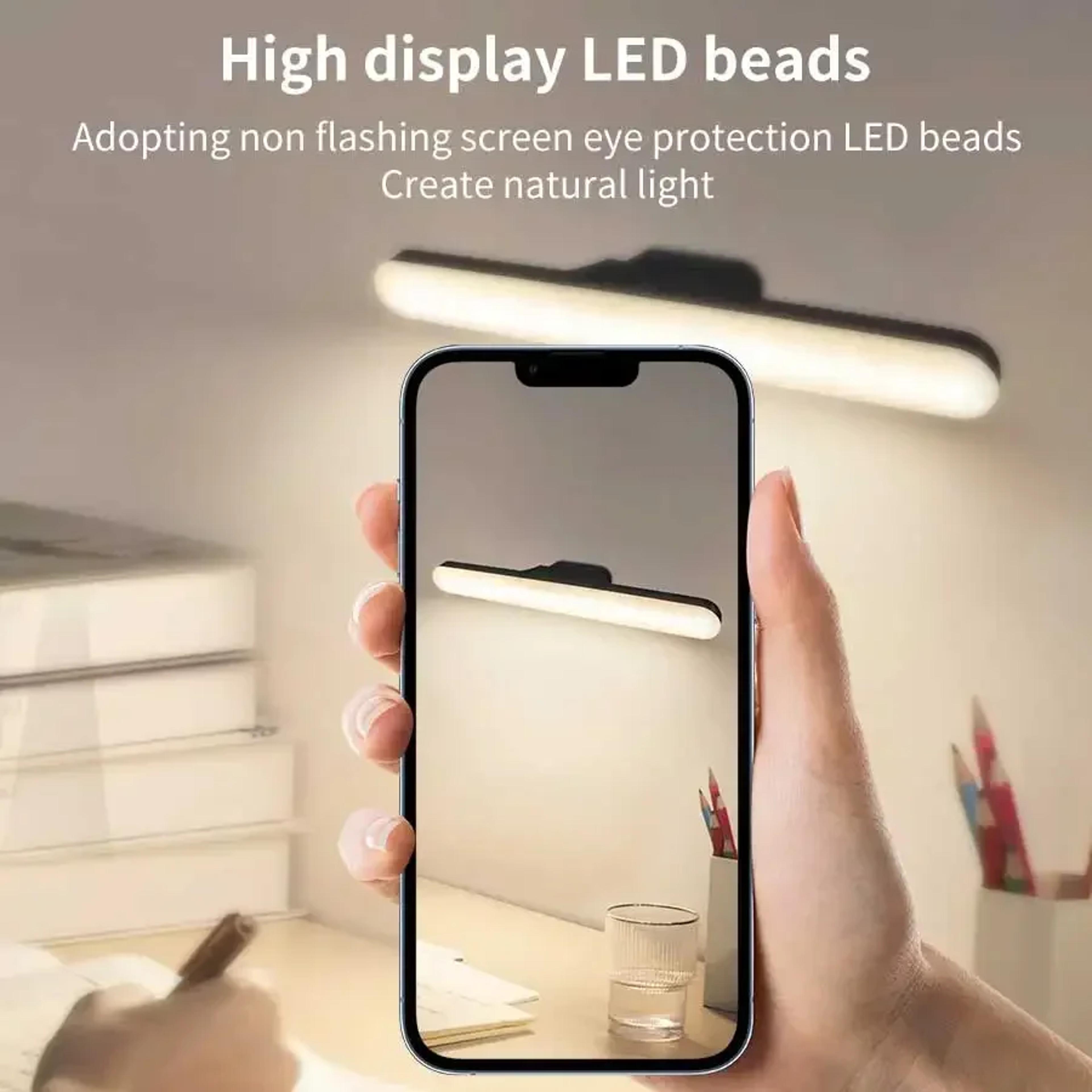 Rechargeable LED Makeup Mirror Light Magnetic Touch Dimmable Vanity Light Bar 4