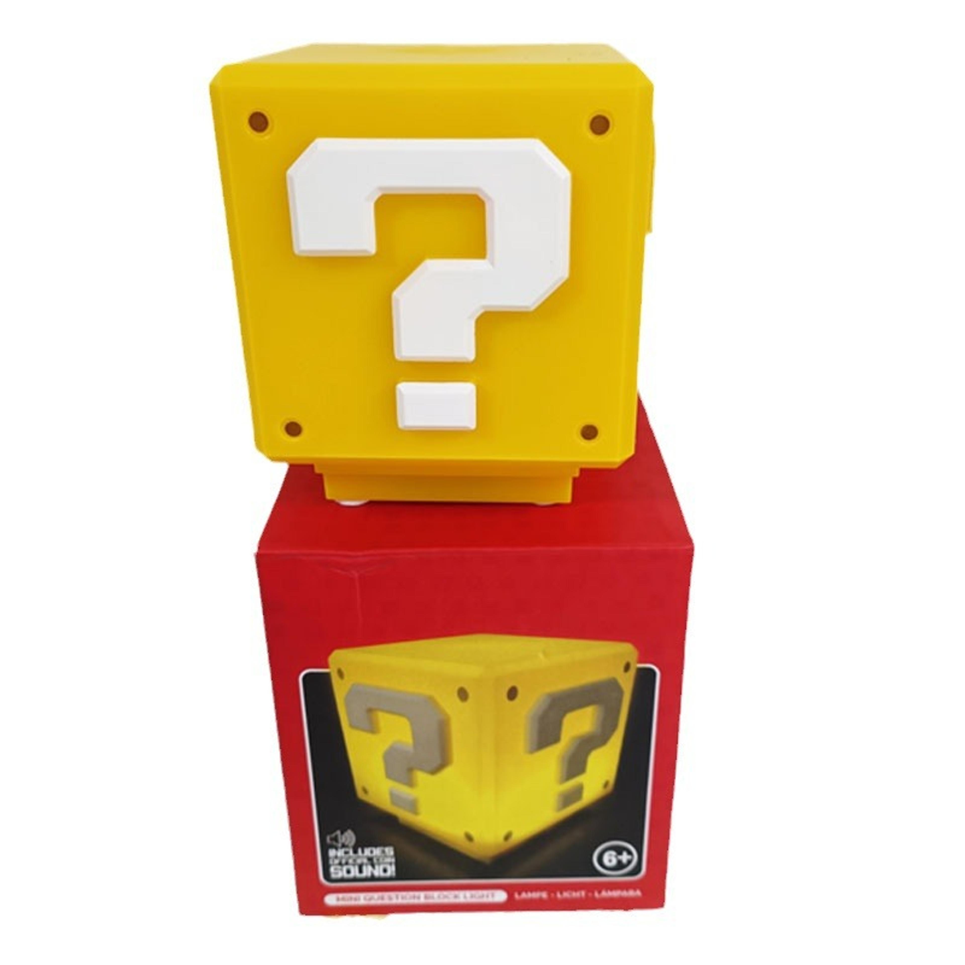 Question Block LED Night Light With Music USB Rechargeable Gaming Desk Lamp 5