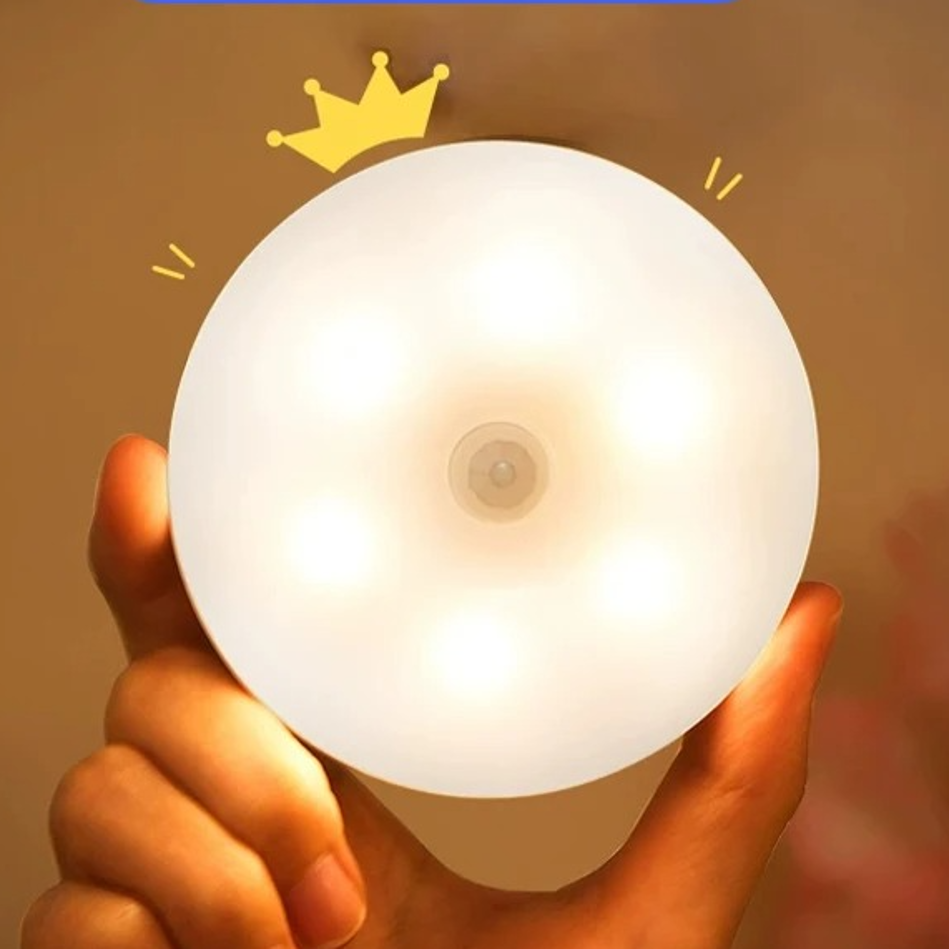 rechargeable motion sensor led night light wireless magnetic closet cabinet lamp