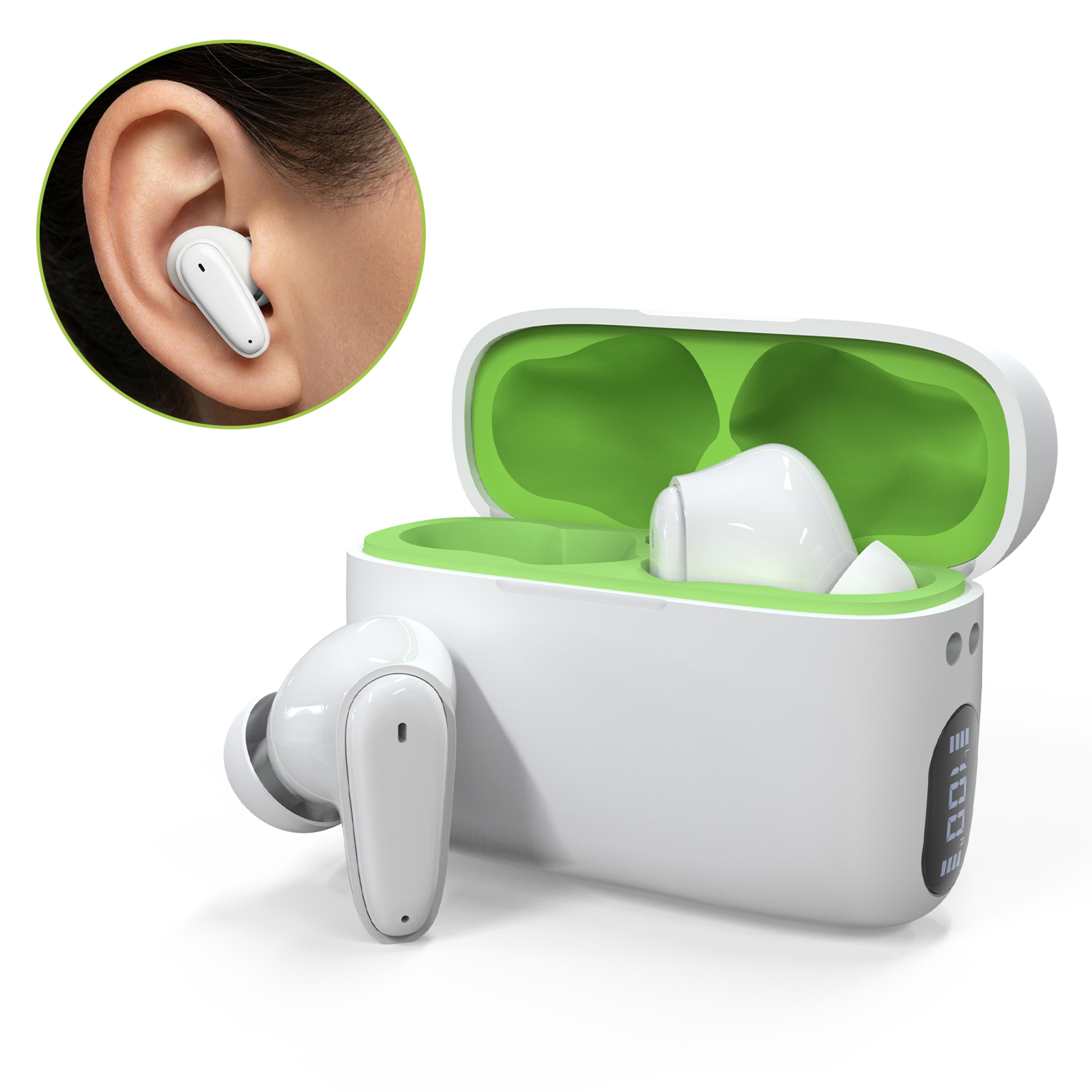 rechargeable hearing aids for seniors with 16 channel digital sound & smart charging case