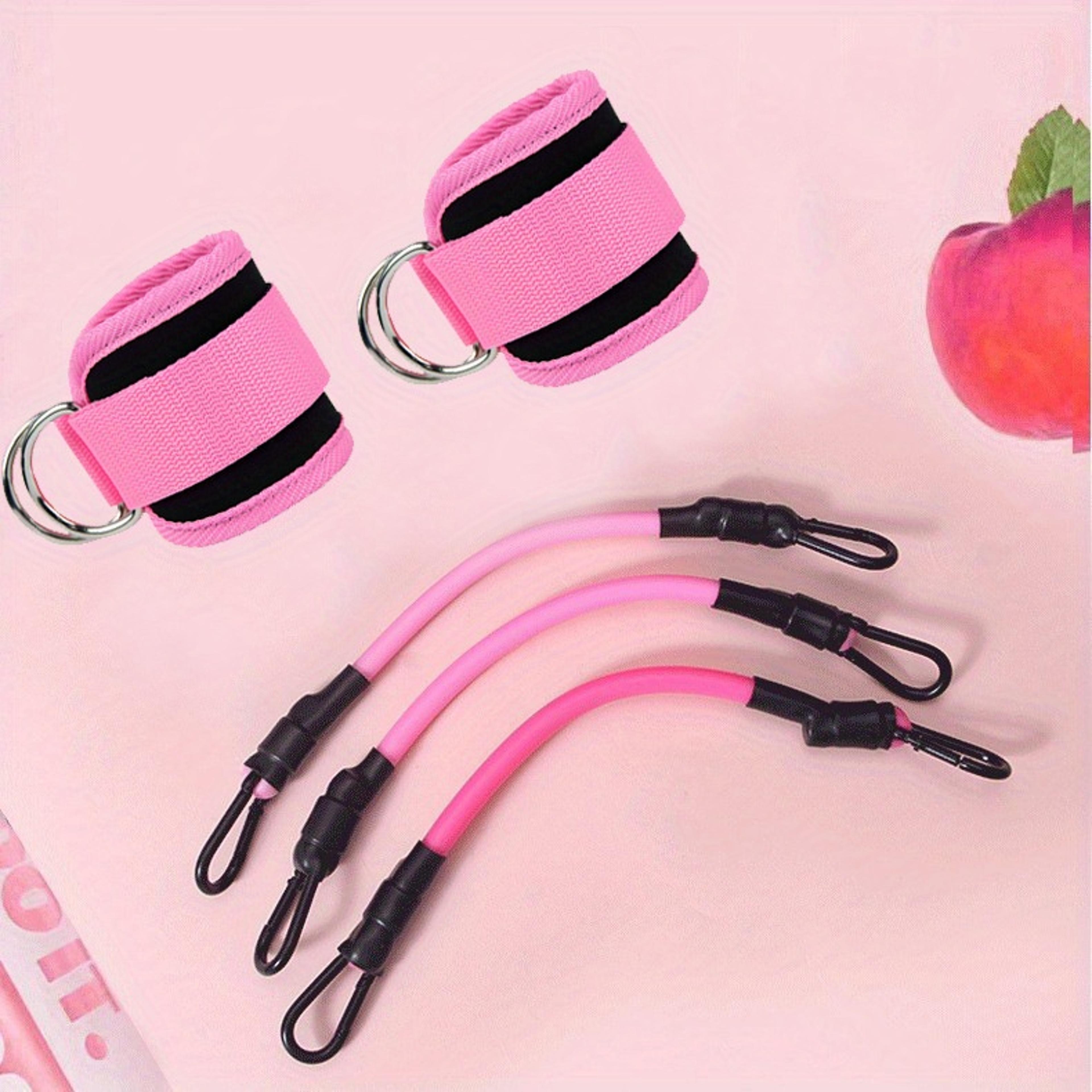 3 piece ankle resistance bands set for glute & leg workouts portable home gym equipment