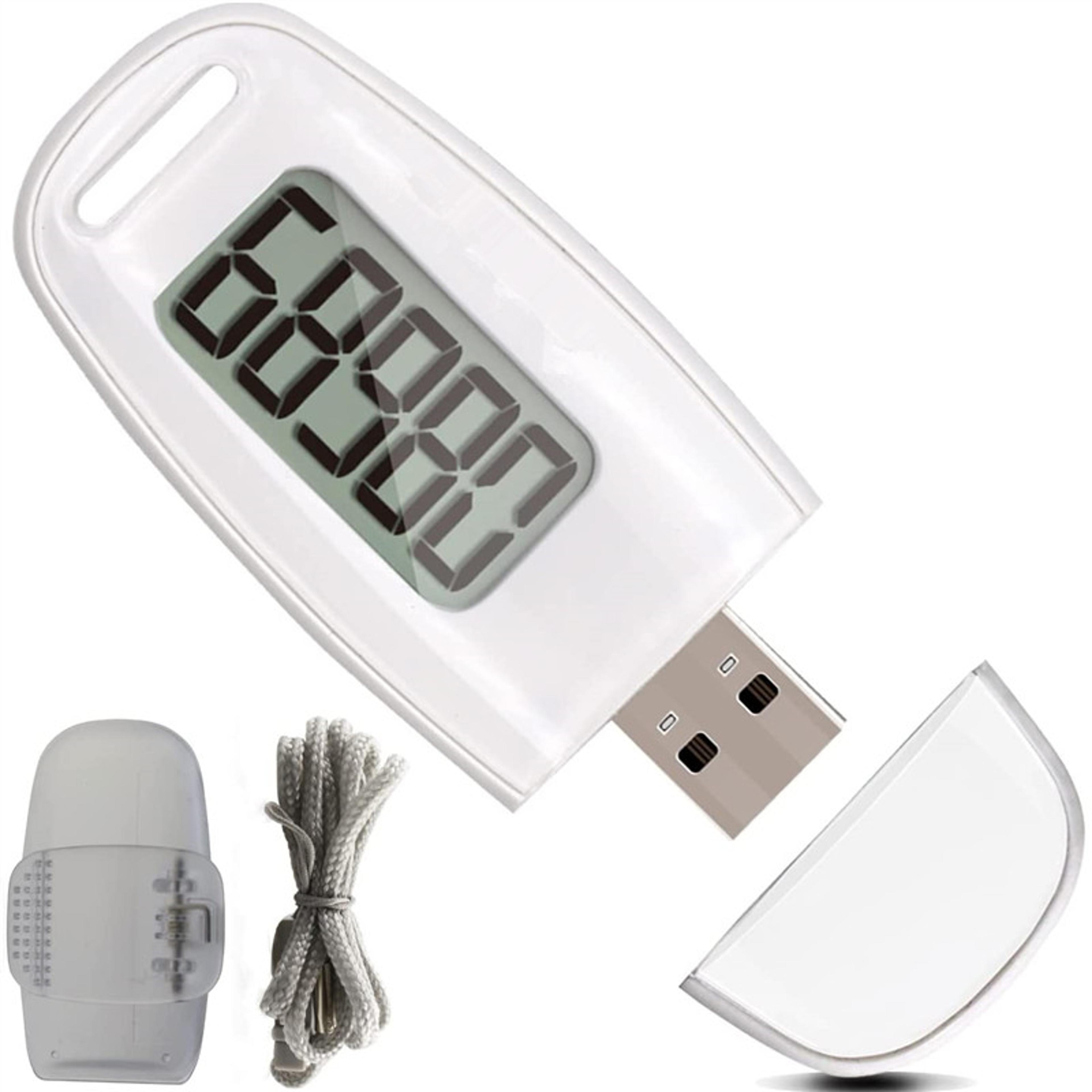 3d pedometer usb rechargeable walking step counter with backlight accurate step tracker
