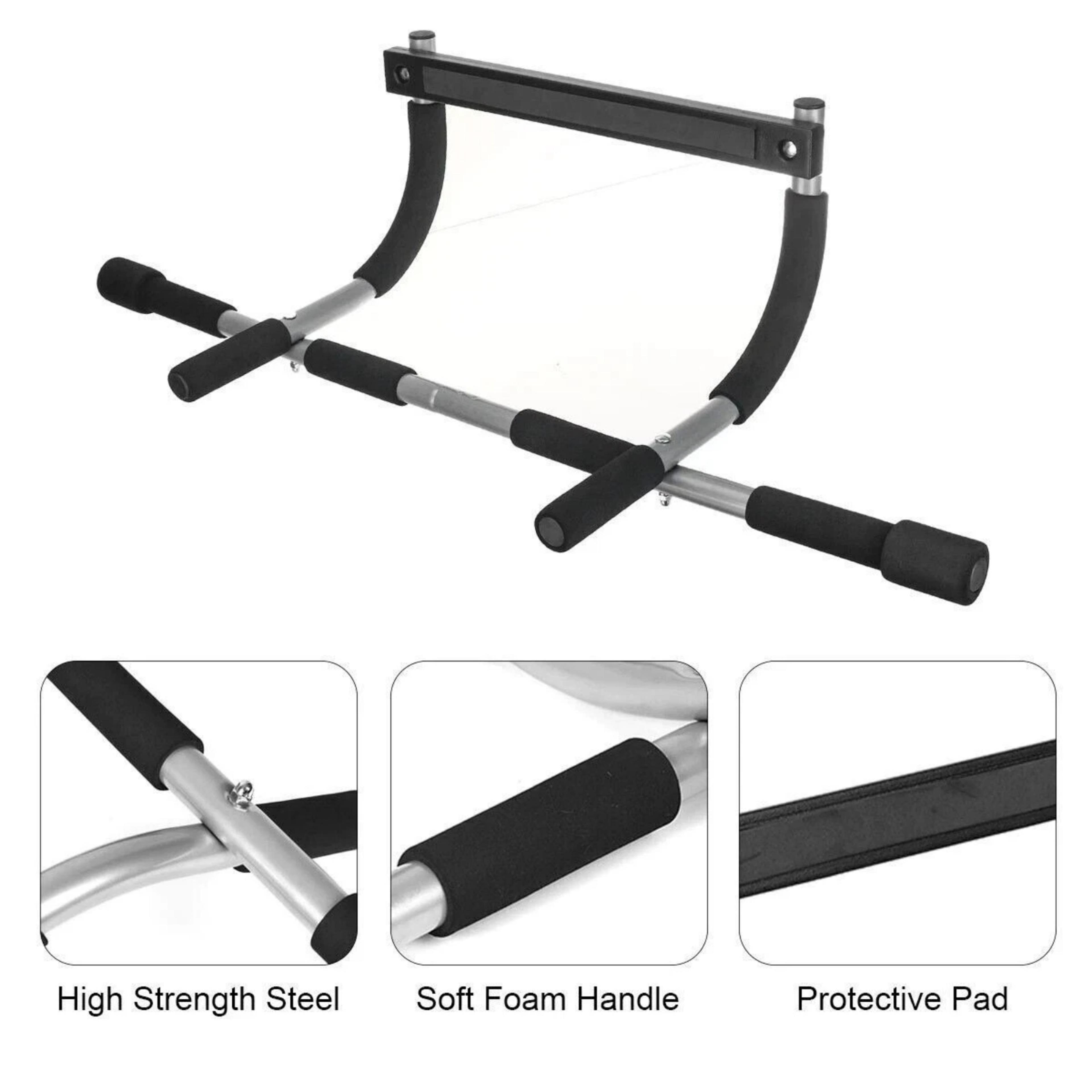 Doorway Pull Up Bar Multi Function Chin Up Bar For Home Gym Strength Training 3