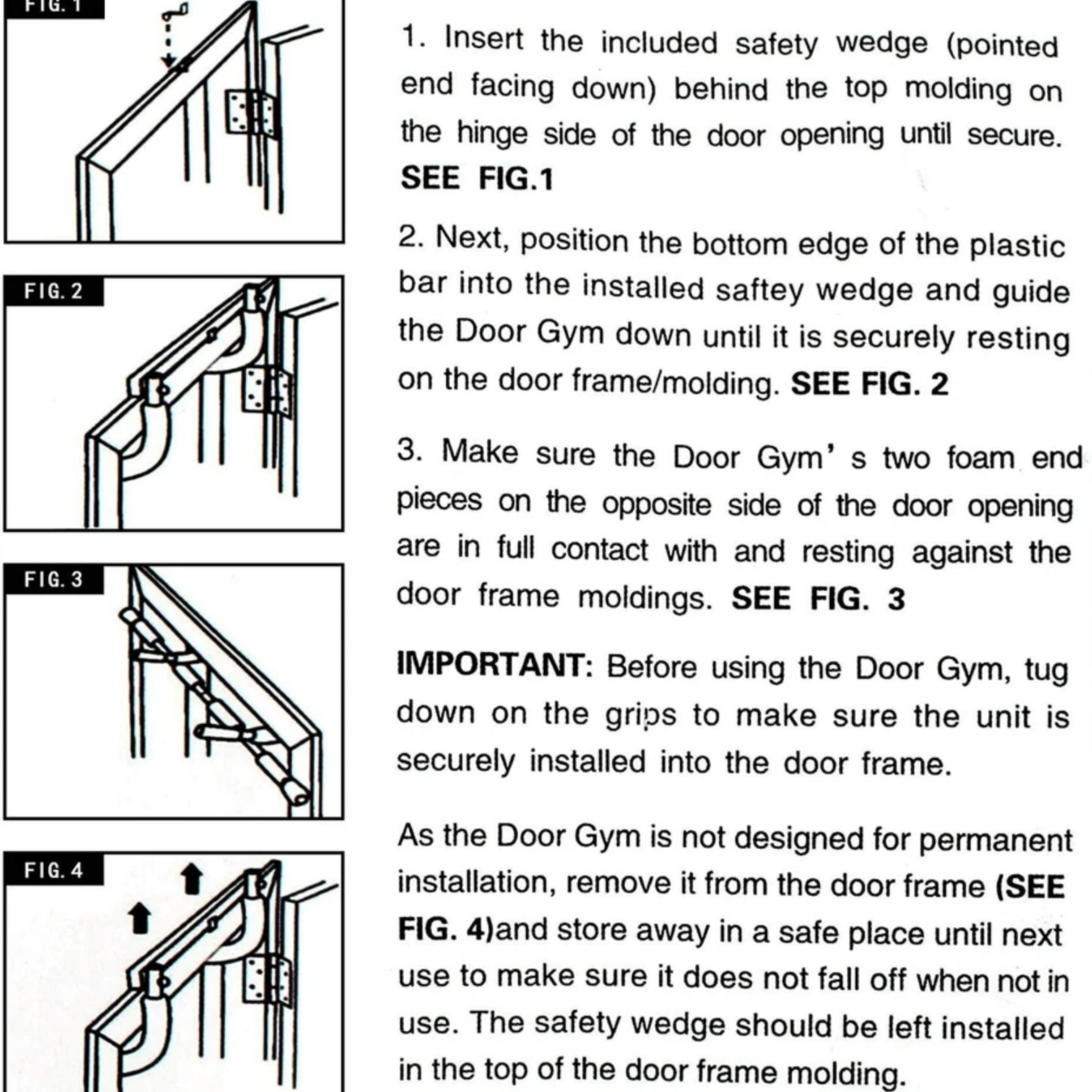 Doorway Pull Up Bar Multi Function Chin Up Bar For Home Gym Strength Training 5
