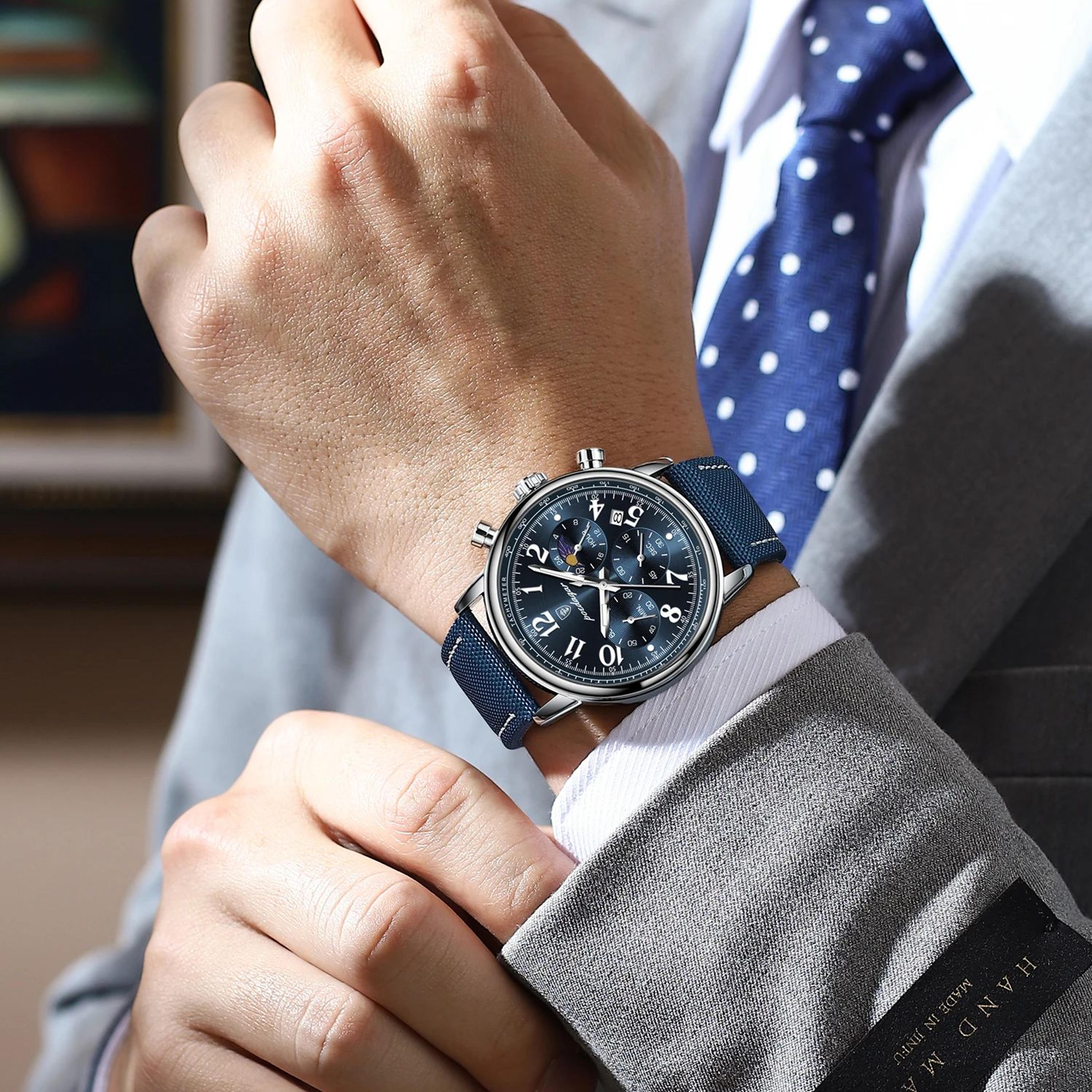 chronograph watch waterproof luminous military sports watch