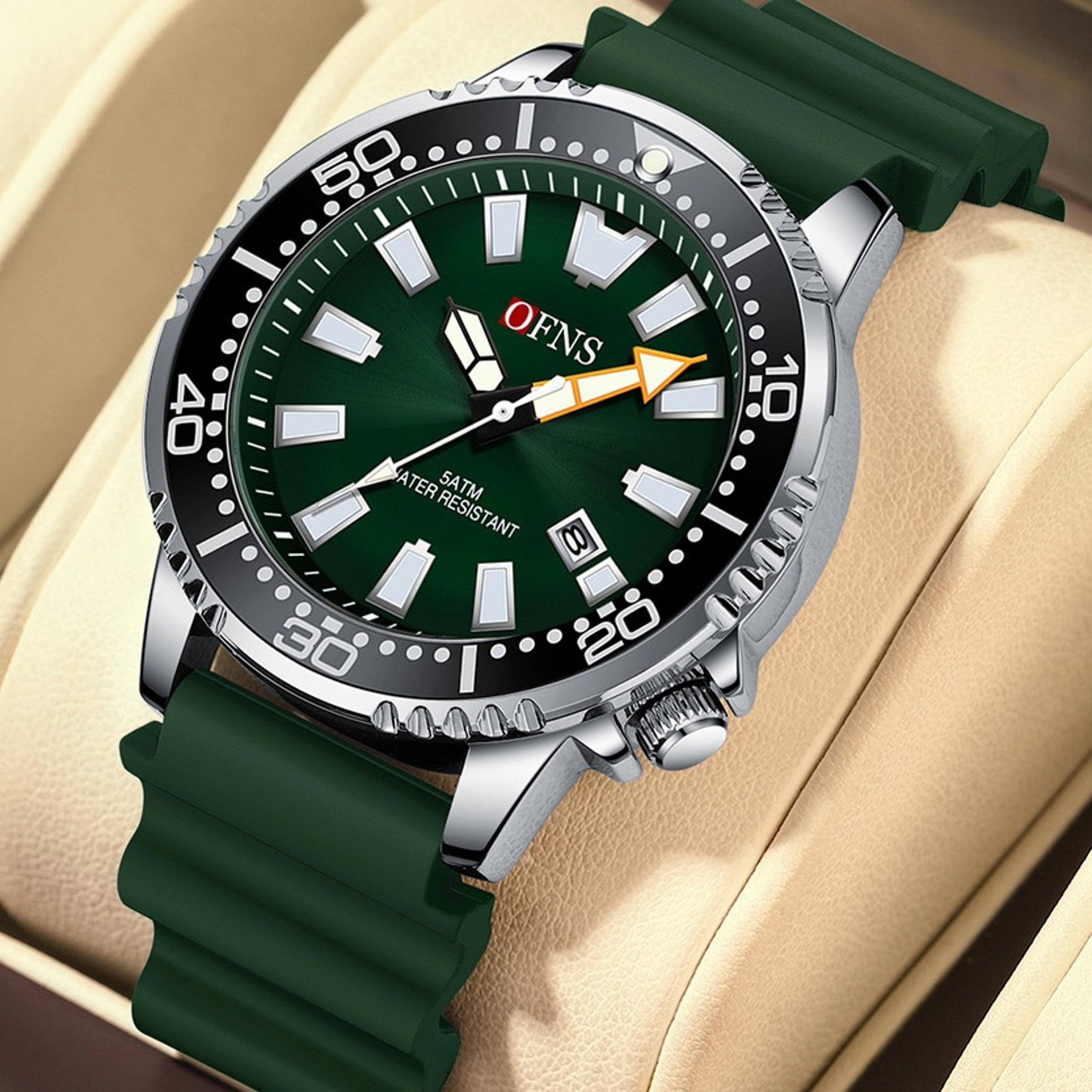 mens quartz watch waterproof luminous sports watch