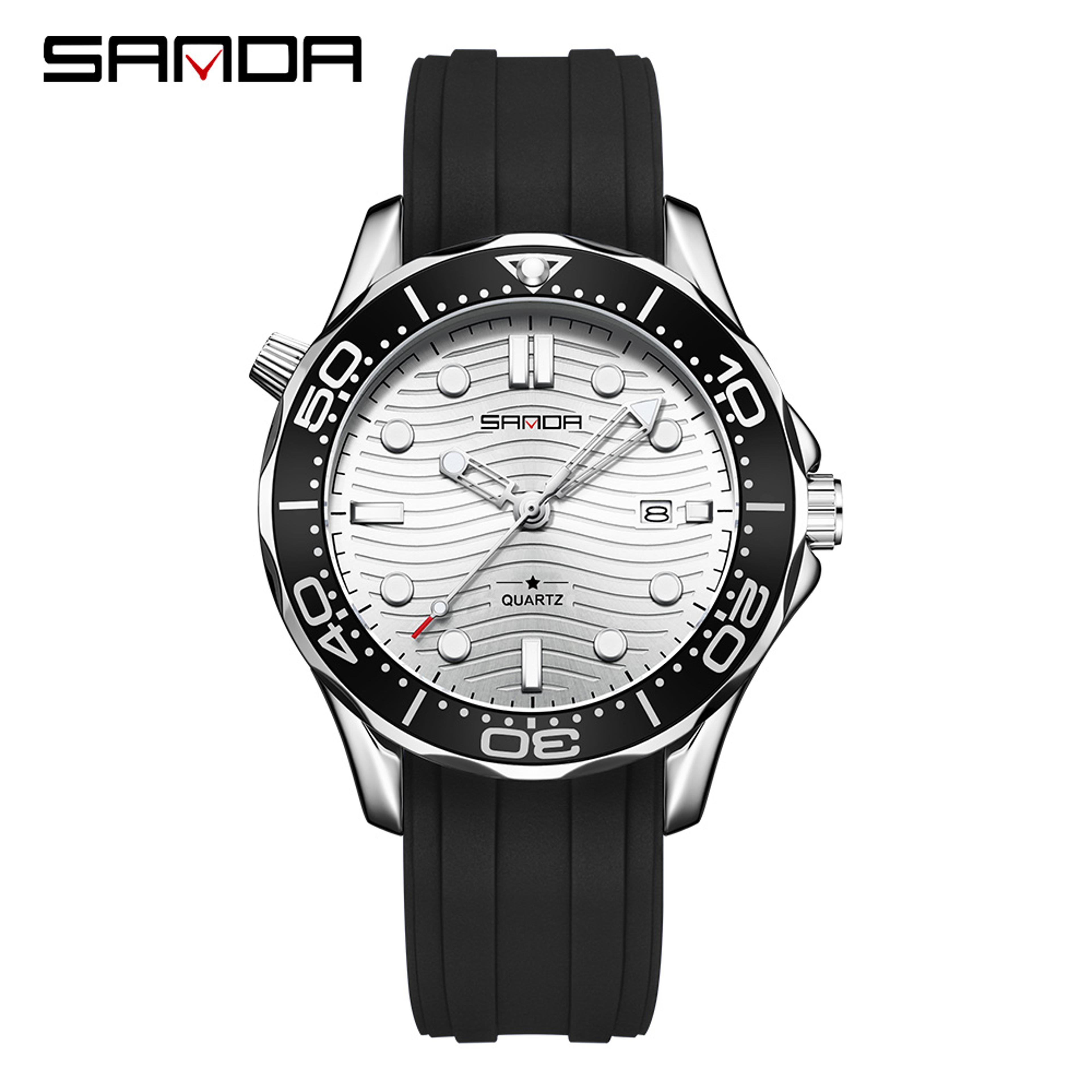 Mens Quartz Watch Waterproof Luminous Business Calendar Watch 7