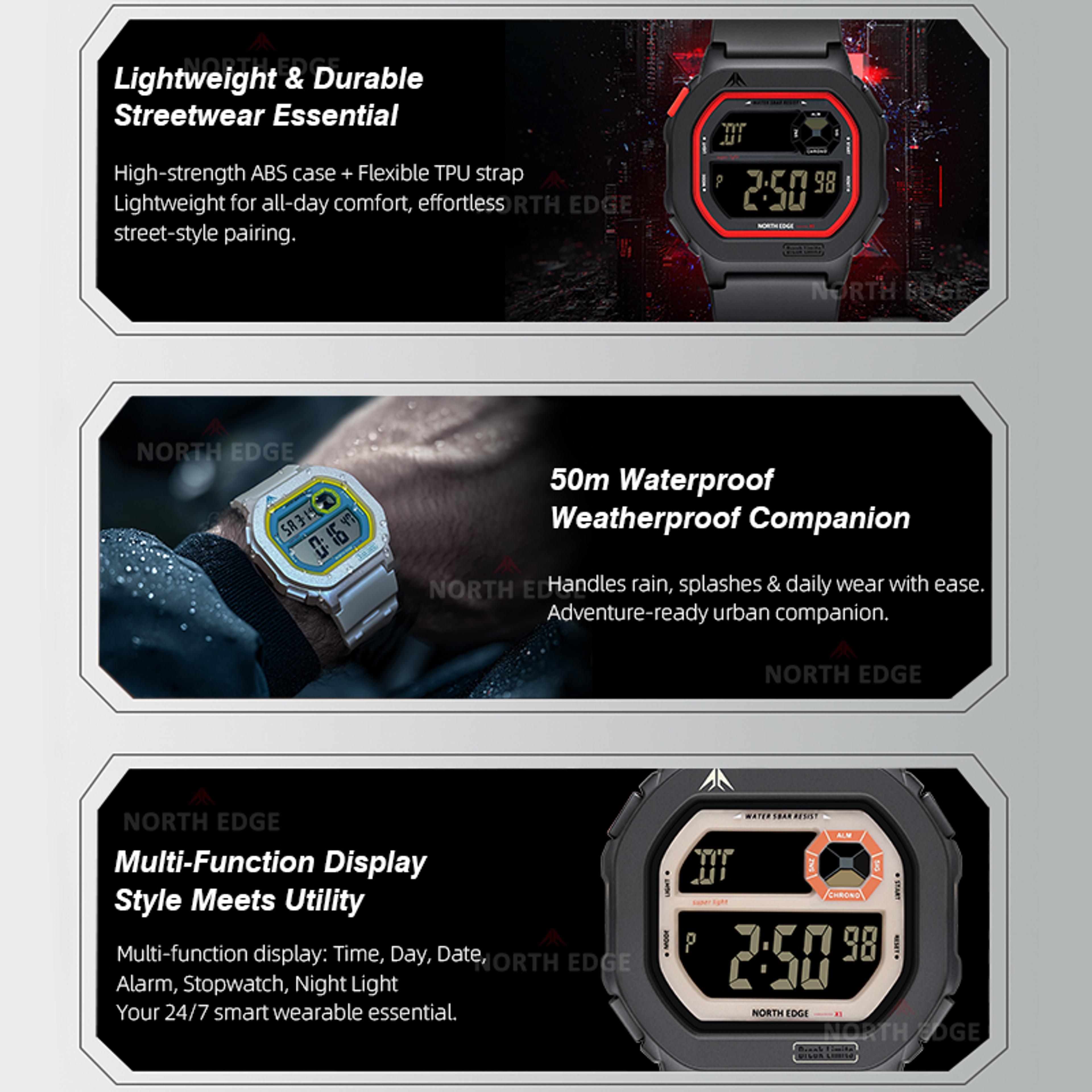 Waterproof Digital Sports Watch For Men 4