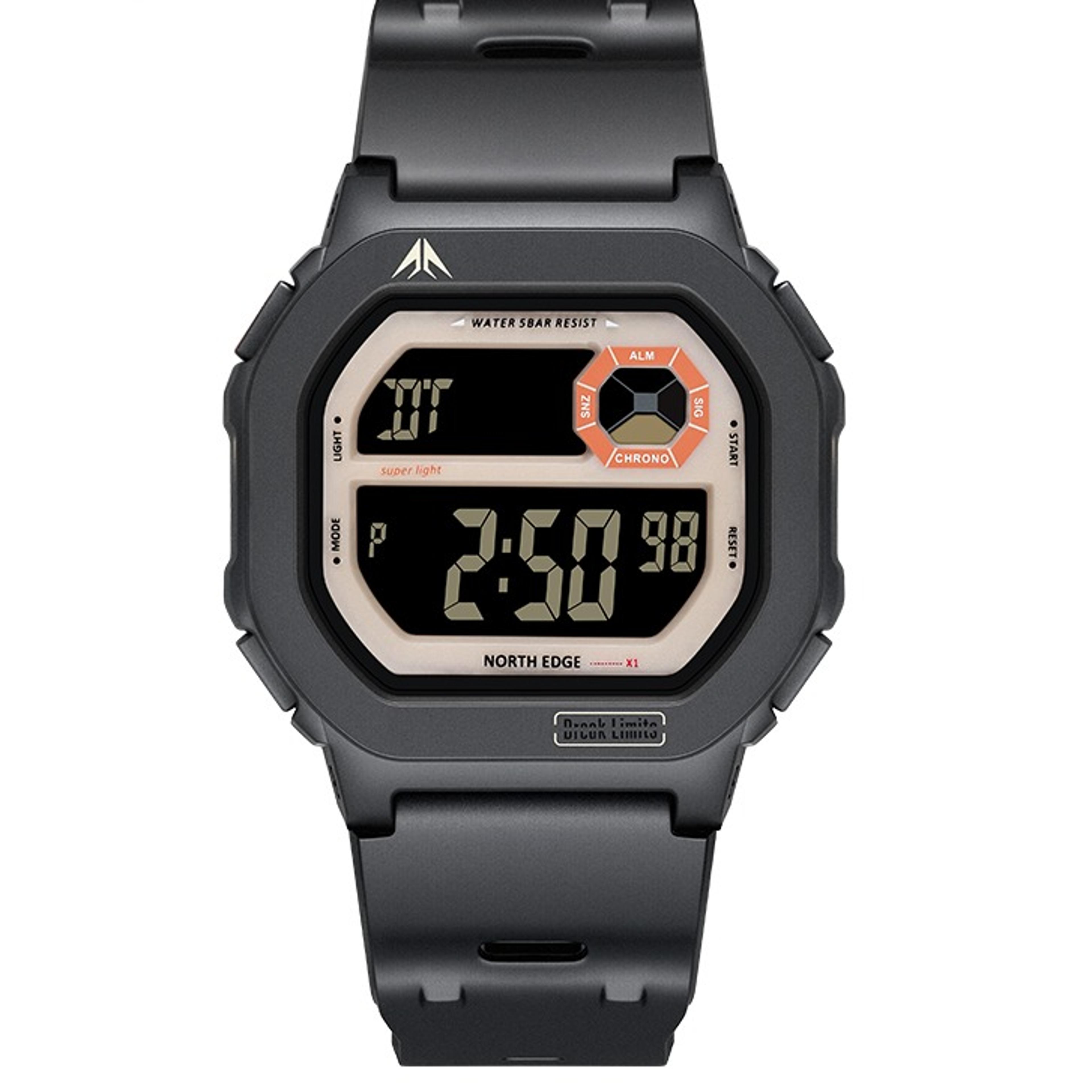 waterproof digital sports watch for men