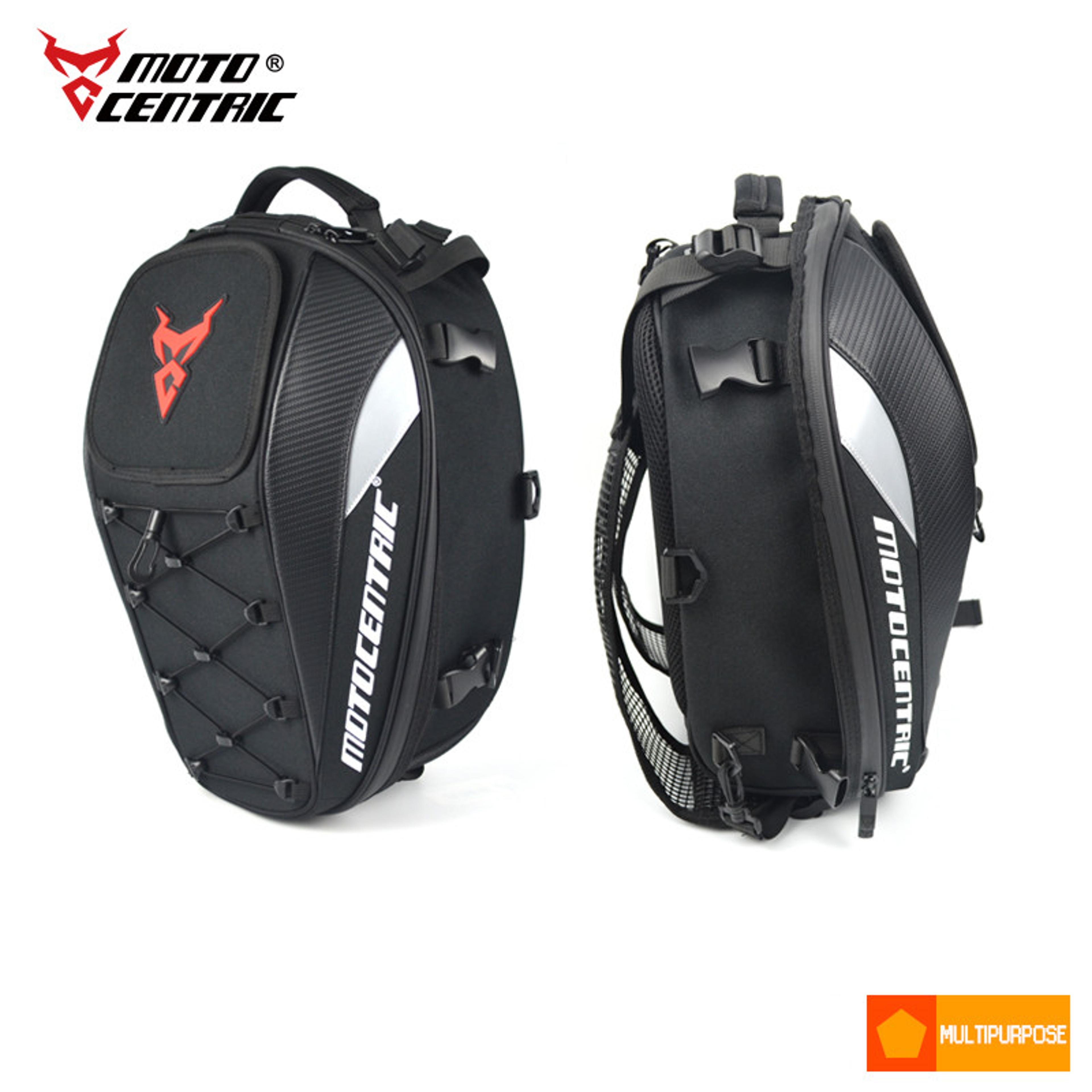Waterproof Motorcycle Tail Bag Expandable Rear Seat Bag And Rider Backpack 4