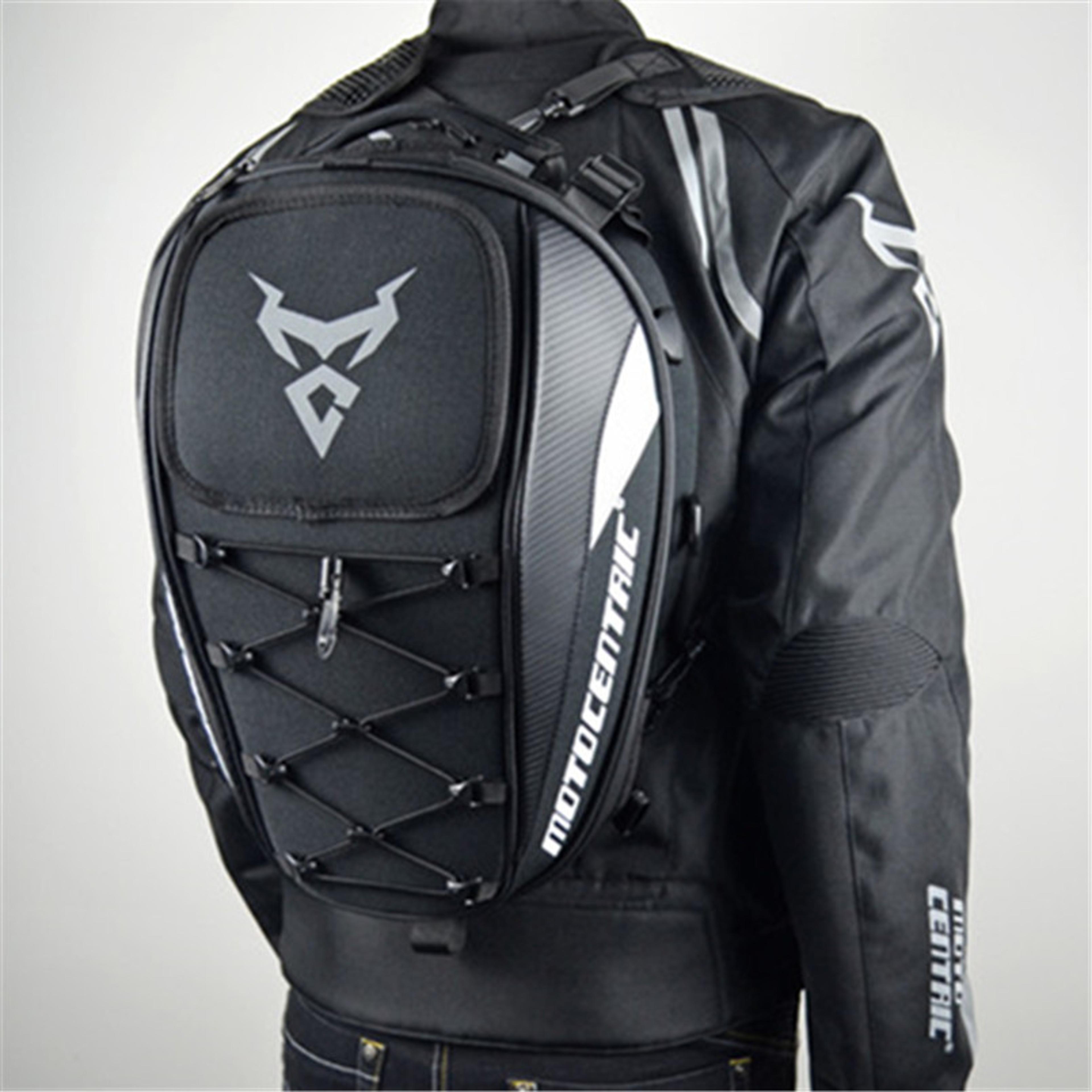 waterproof motorcycle tail bag expandable rear seat bag and rider backpack