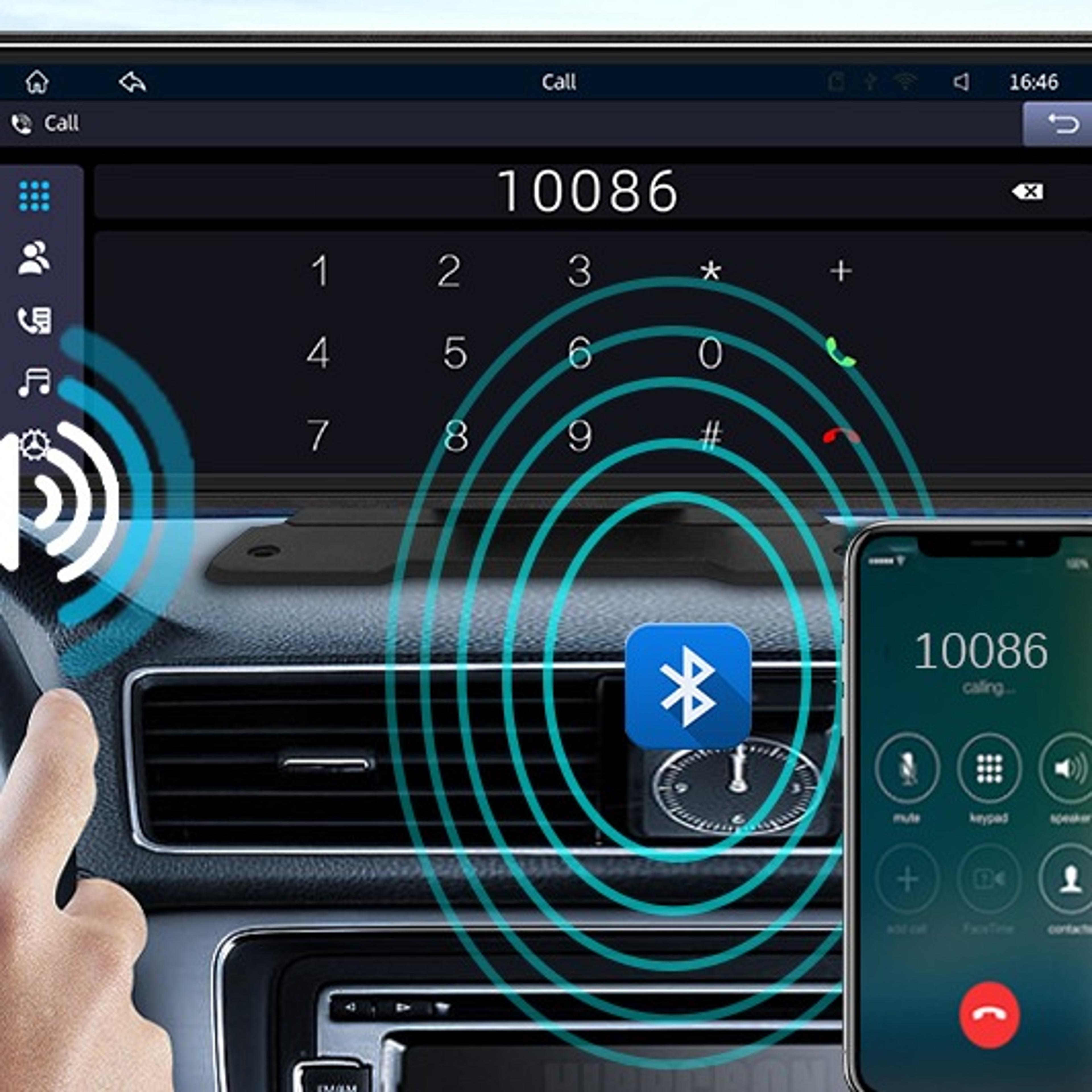 wireless carplay screen with android auto bluetooth aux and usb