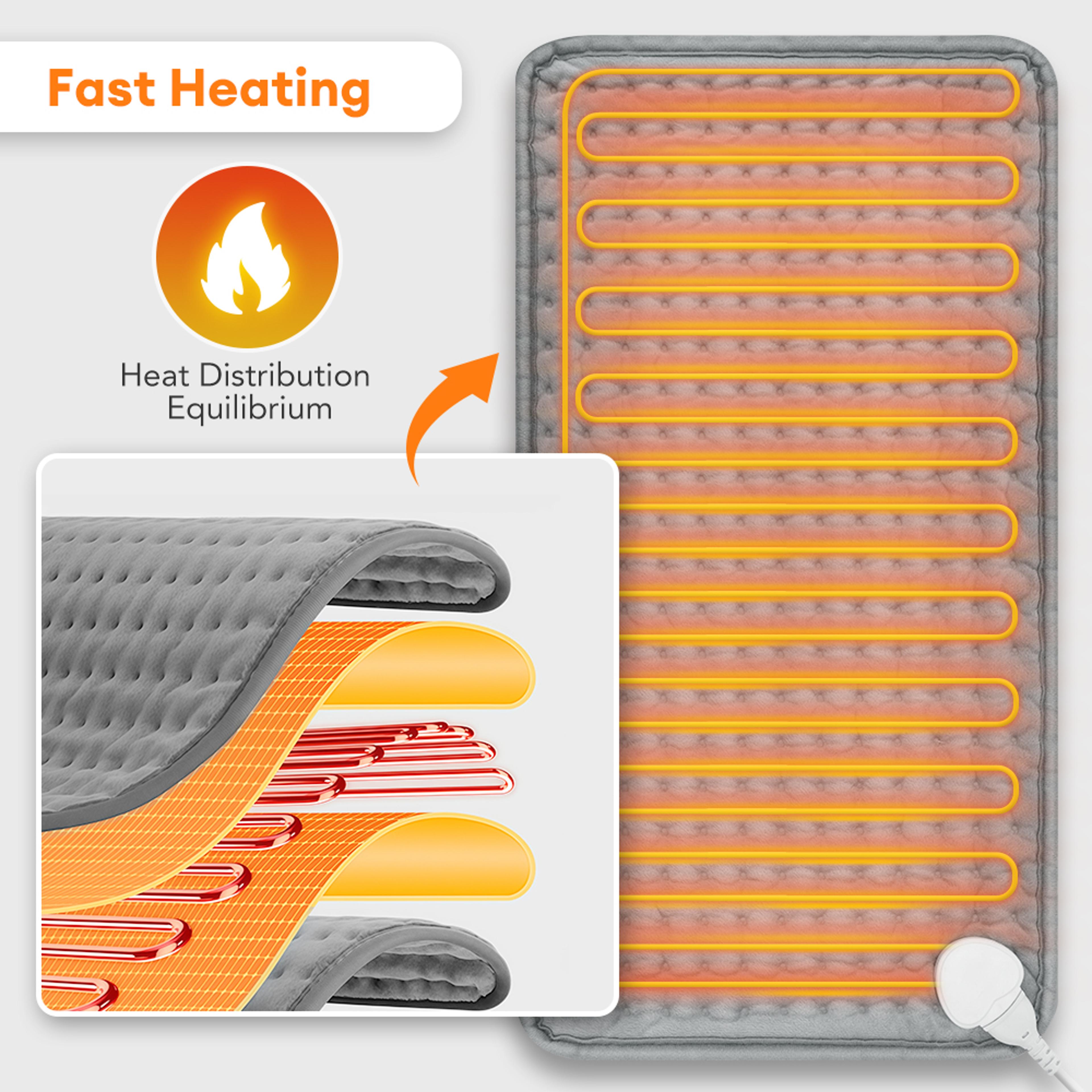 Electric Heating Pad For Back And Abdomen Adjustable Heated Waist Belt 3