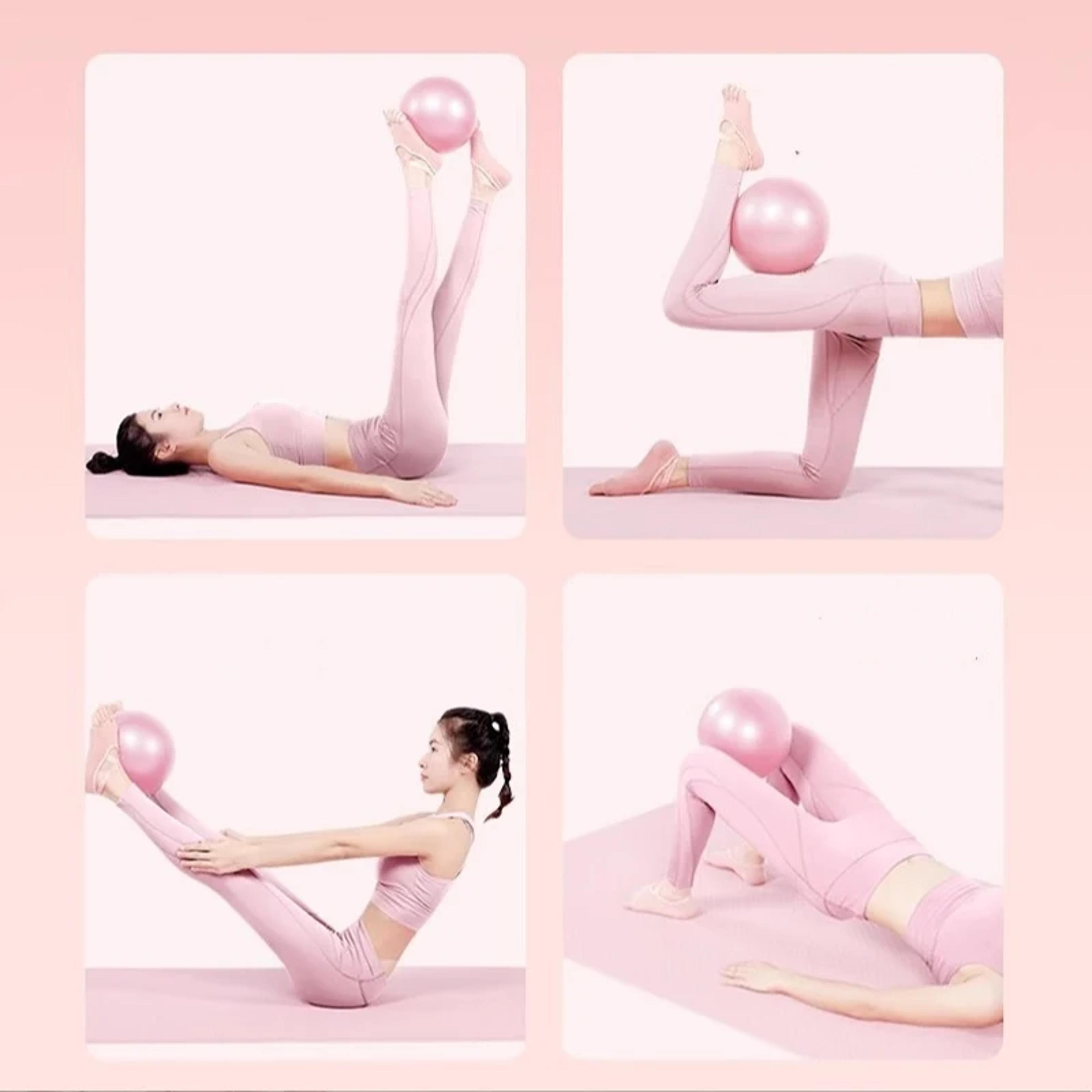 Mini Pilates Ball AntiBurst Yoga Exercise Ball For Core Legs And Glutes 2
