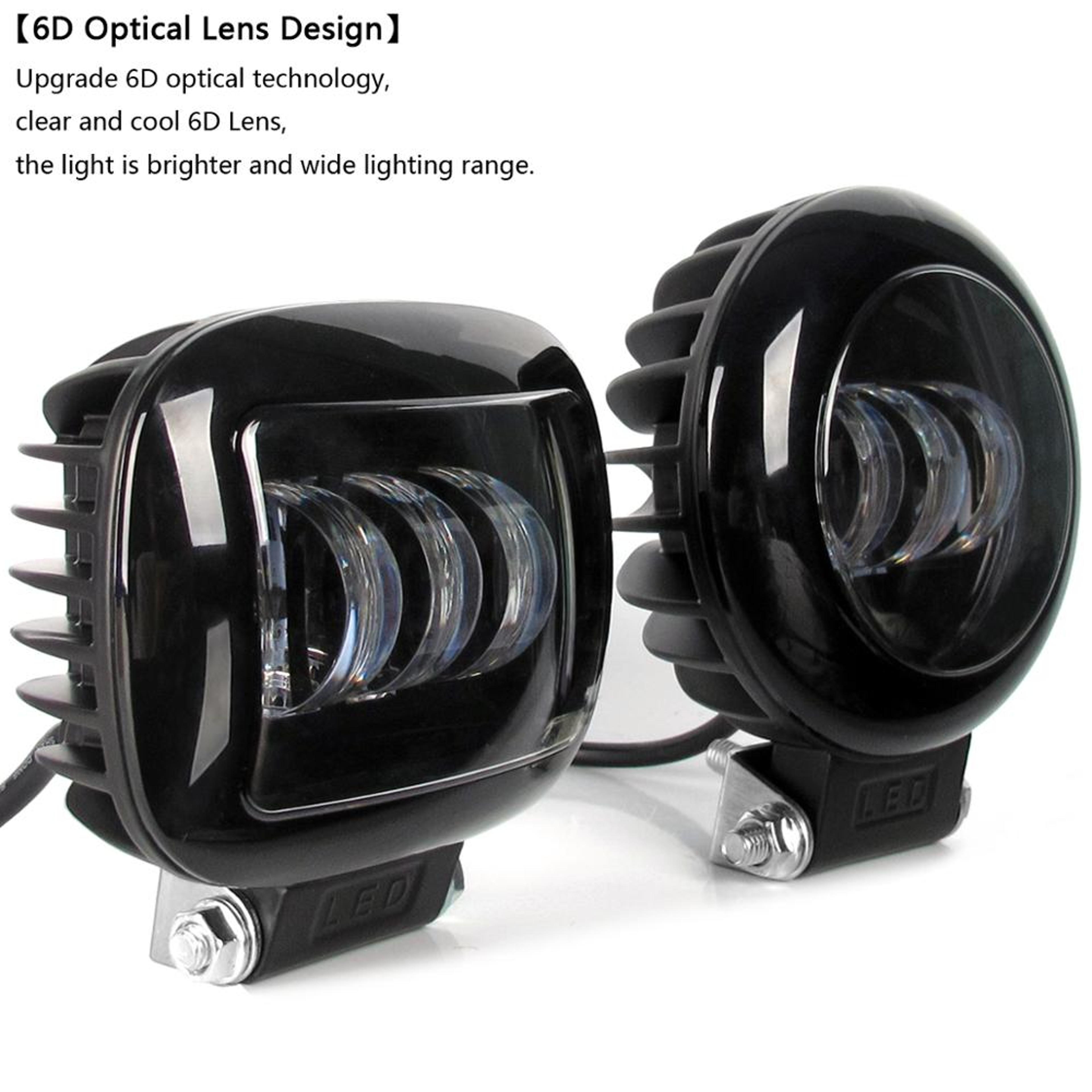 LED Fog Lights Off Road Driving Lights For Truck Tractor 3