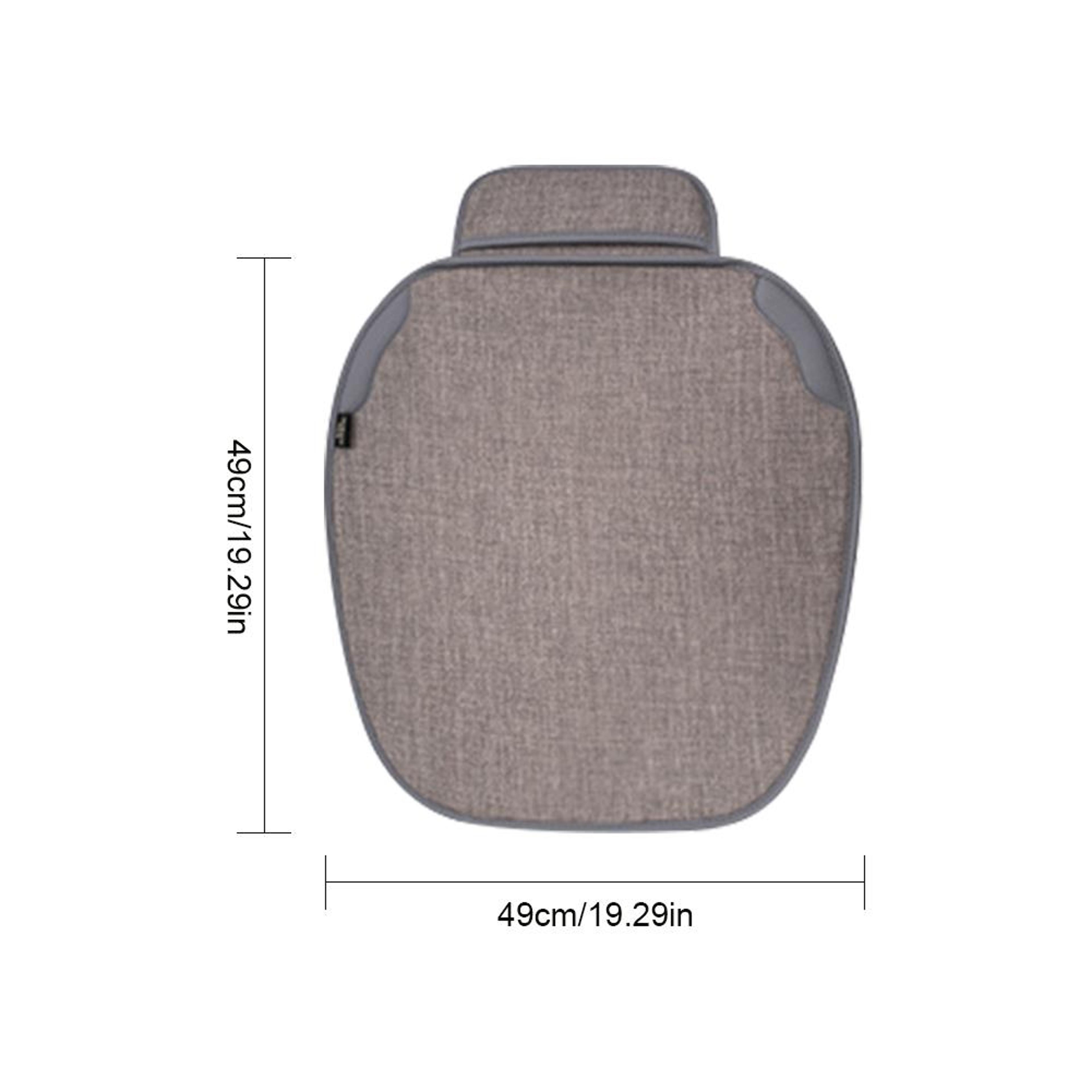 Universal Flax Car Seat Cover Breathable Front Seat Protector For All Season Comfort 7