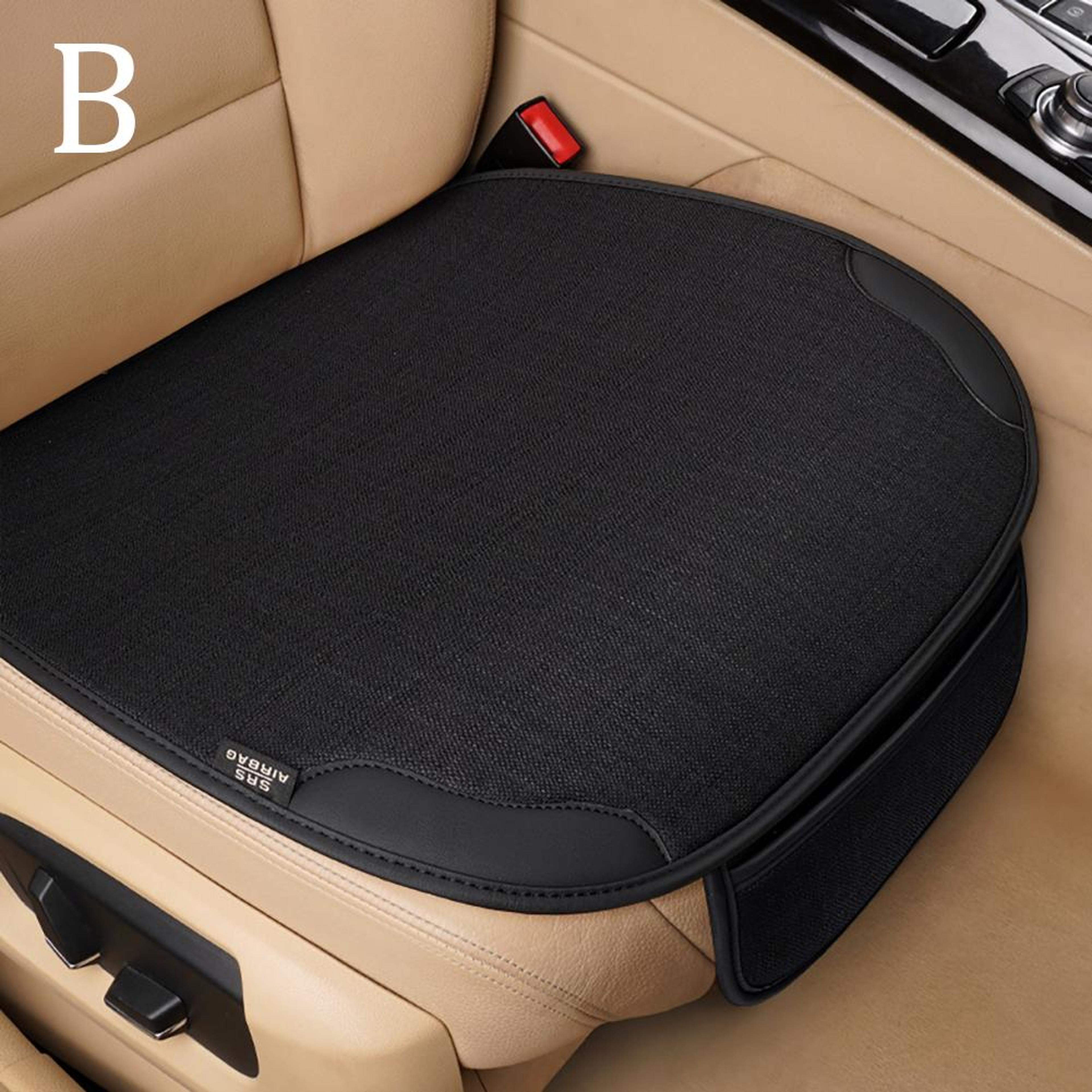 Universal Flax Car Seat Cover Breathable Front Seat Protector For All Season Comfort 4