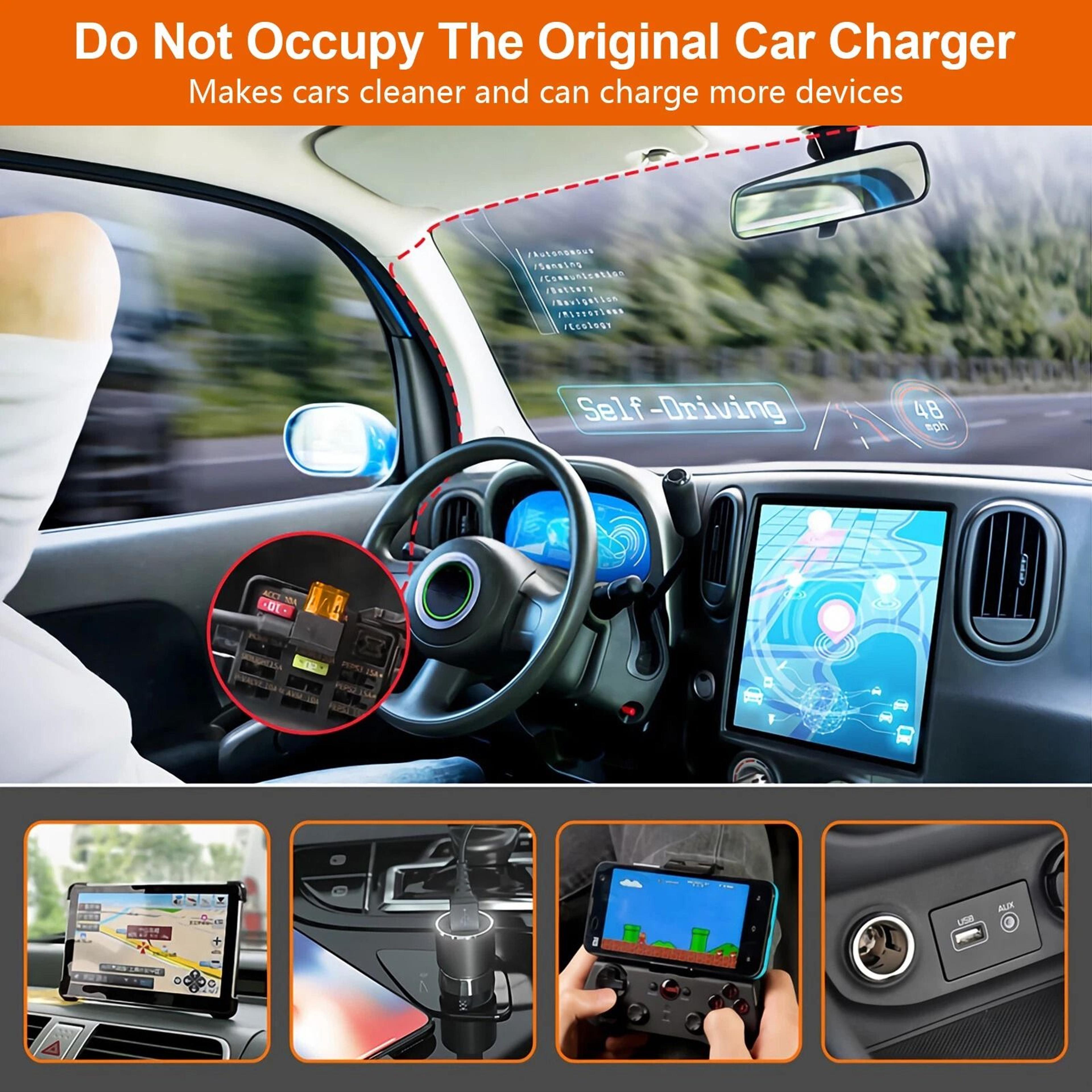 Dash Cam Hardwire Kit Type C Connector Car Power Fuse Low Voltage Protection 5