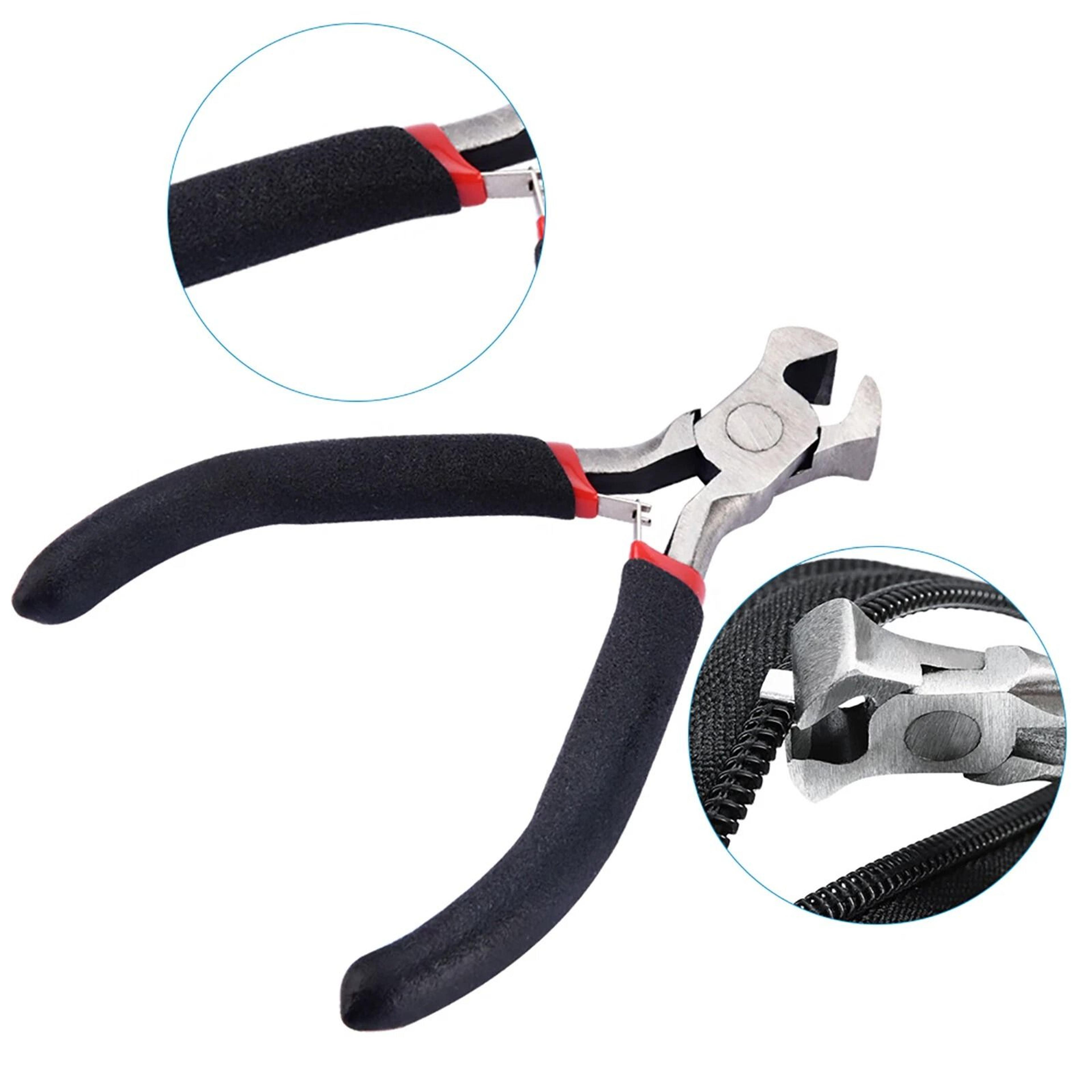 DIY Zipper Rescue Kit With Sliders Stoppers And Zipper Pliers 6