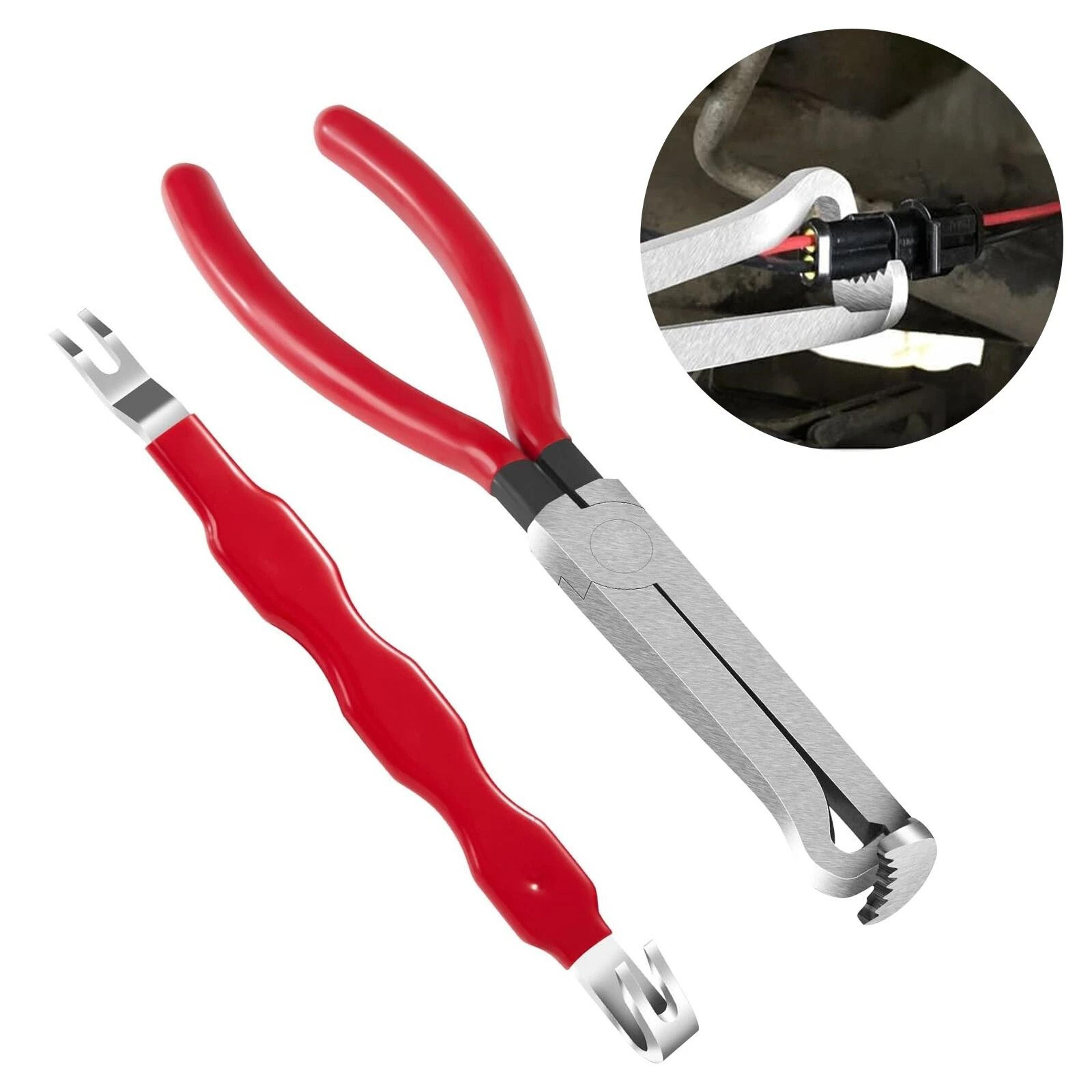 automotive disconnect tool kit, electrical plier connector separator, car connector removal tool