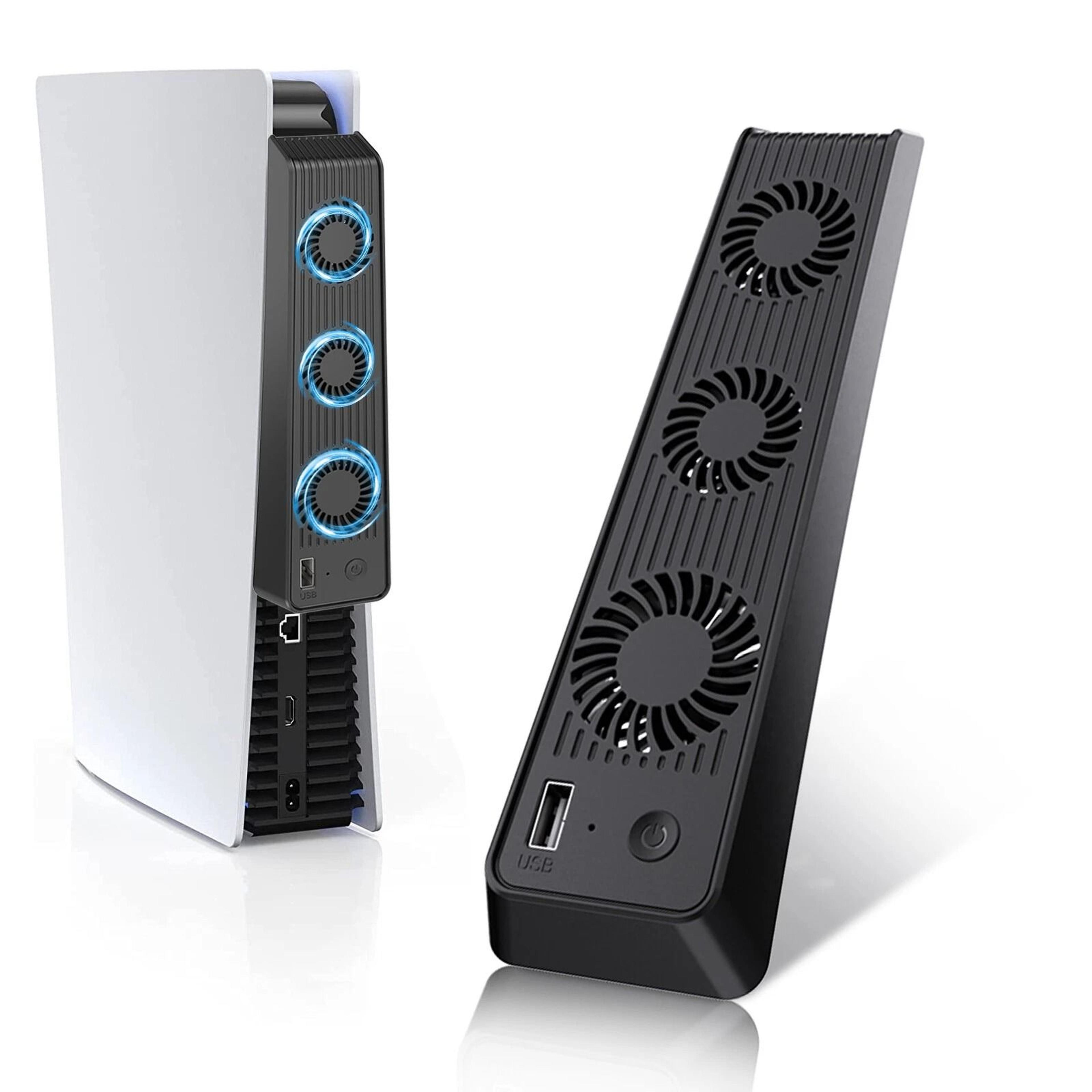ps5 cooling fan stand, external game accessories, usb power no adapters