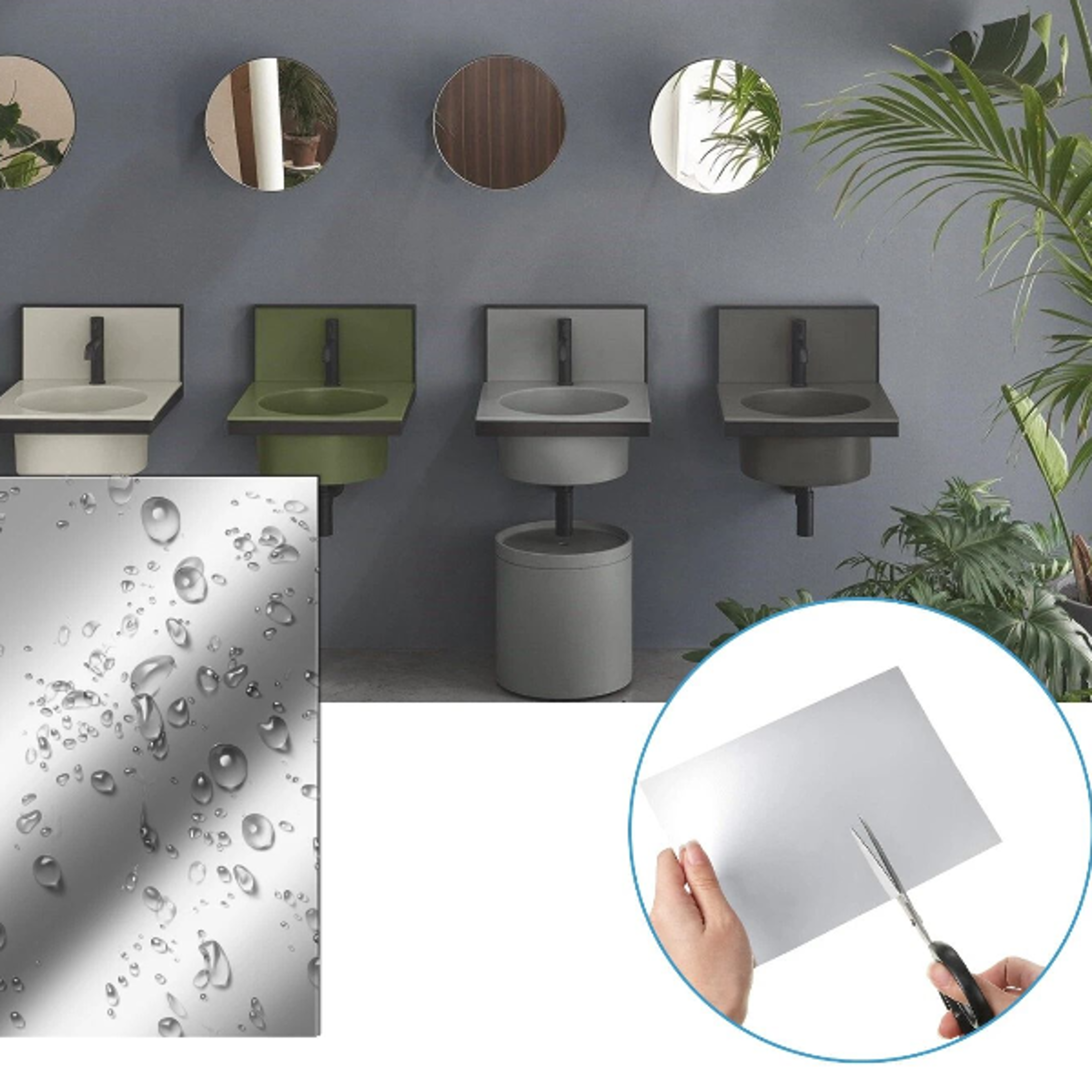 reflective wall sticker film mirror sheets, self adhesive peel and stick tiles for home decor