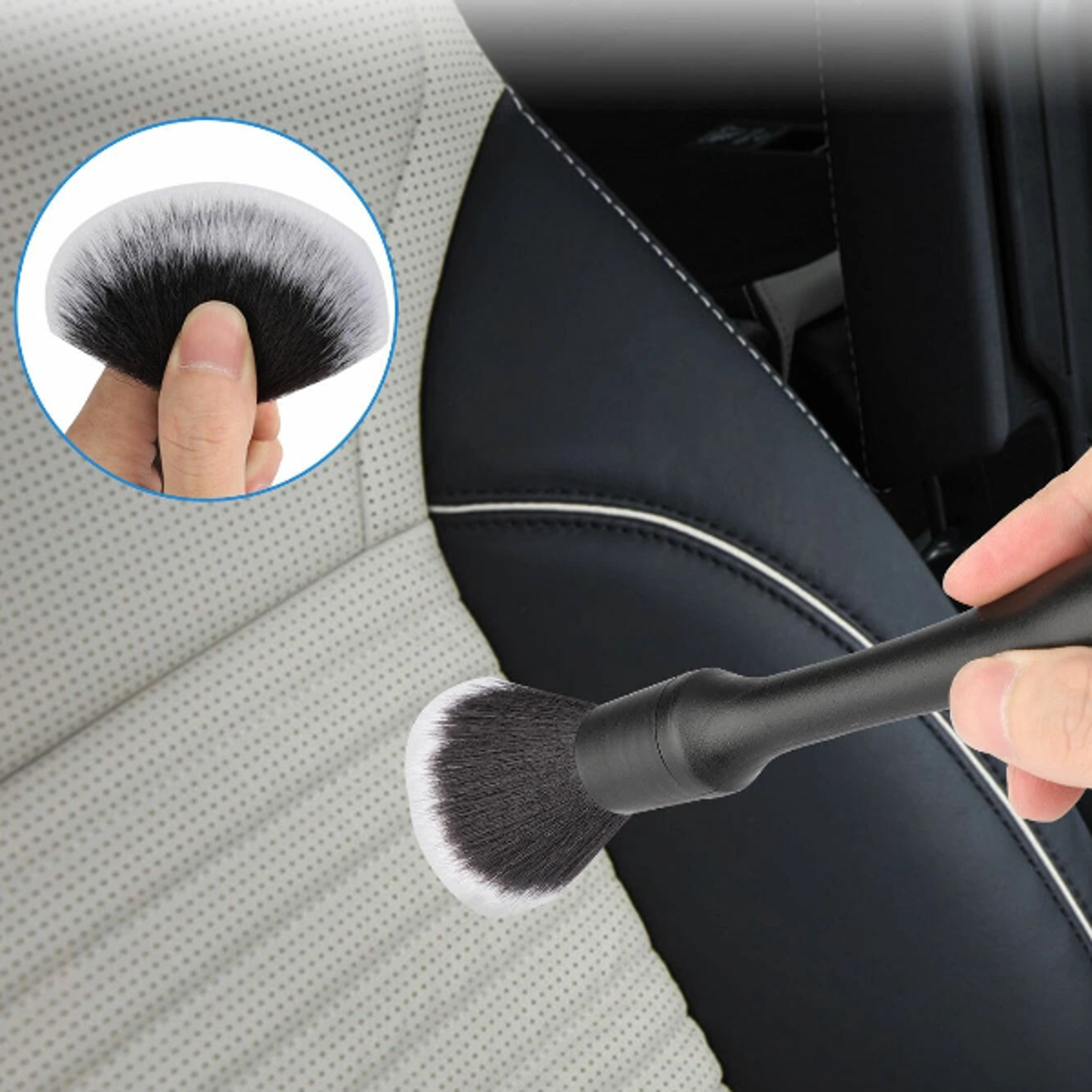 detailing brush kit, car wash brushes, engine interior clean set