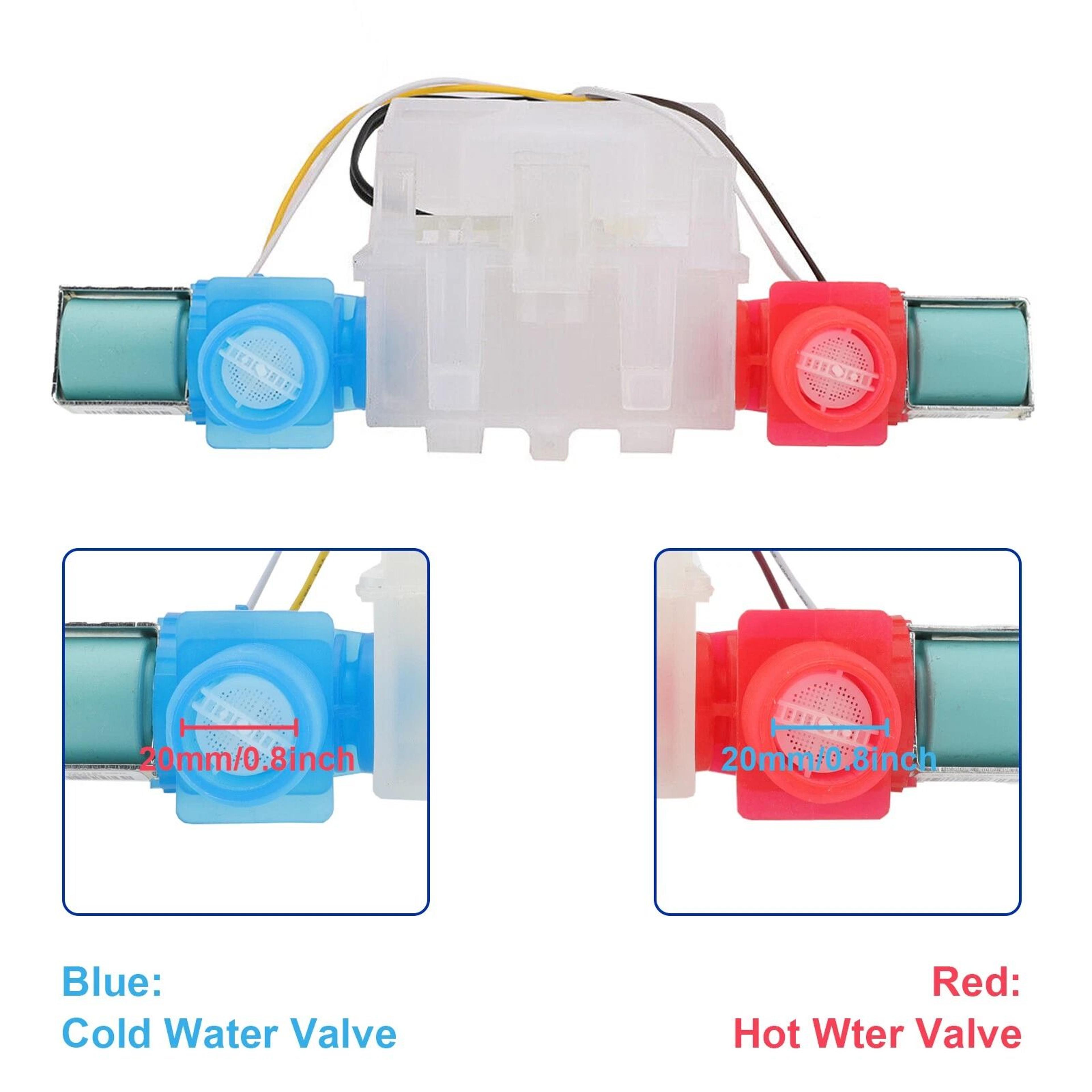 Washer Water Inlet Valve For Hot And Cold Water Control 4