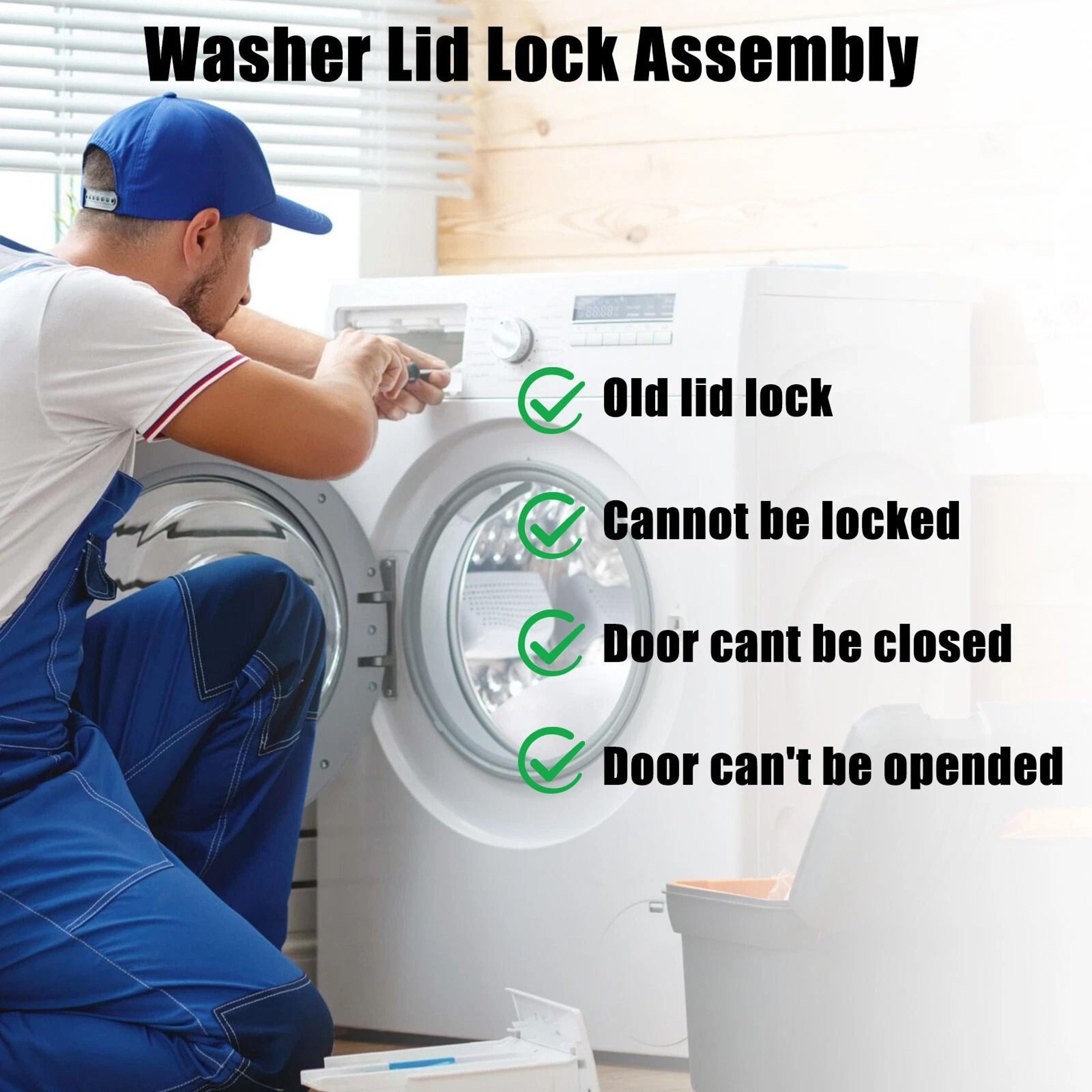 Washer Lid Lock Latch Switch Replacement For Whirlpool And Washers 5