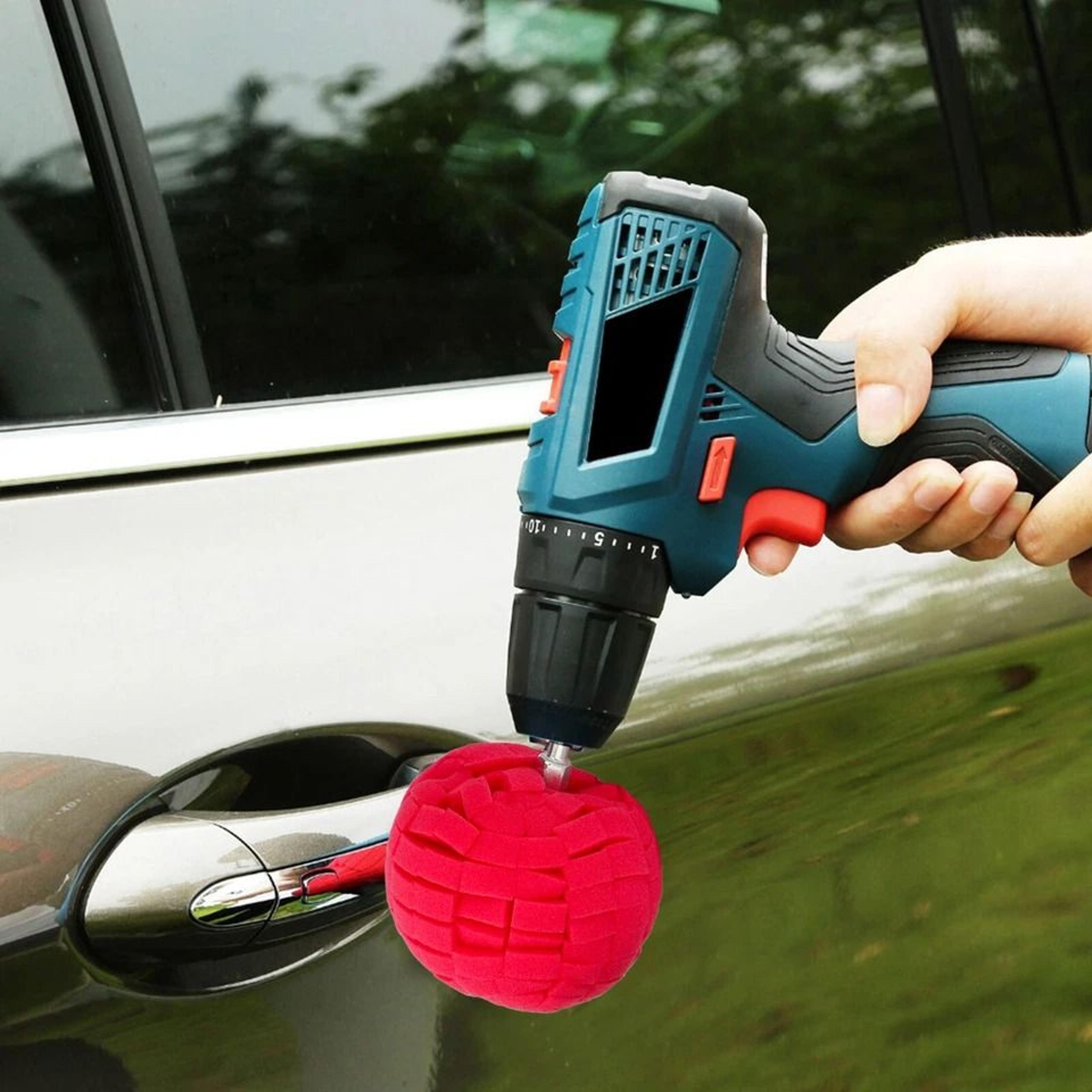 prodetail car wheel polishing pads set – drill polishing pad kit for deep cleaning & shine