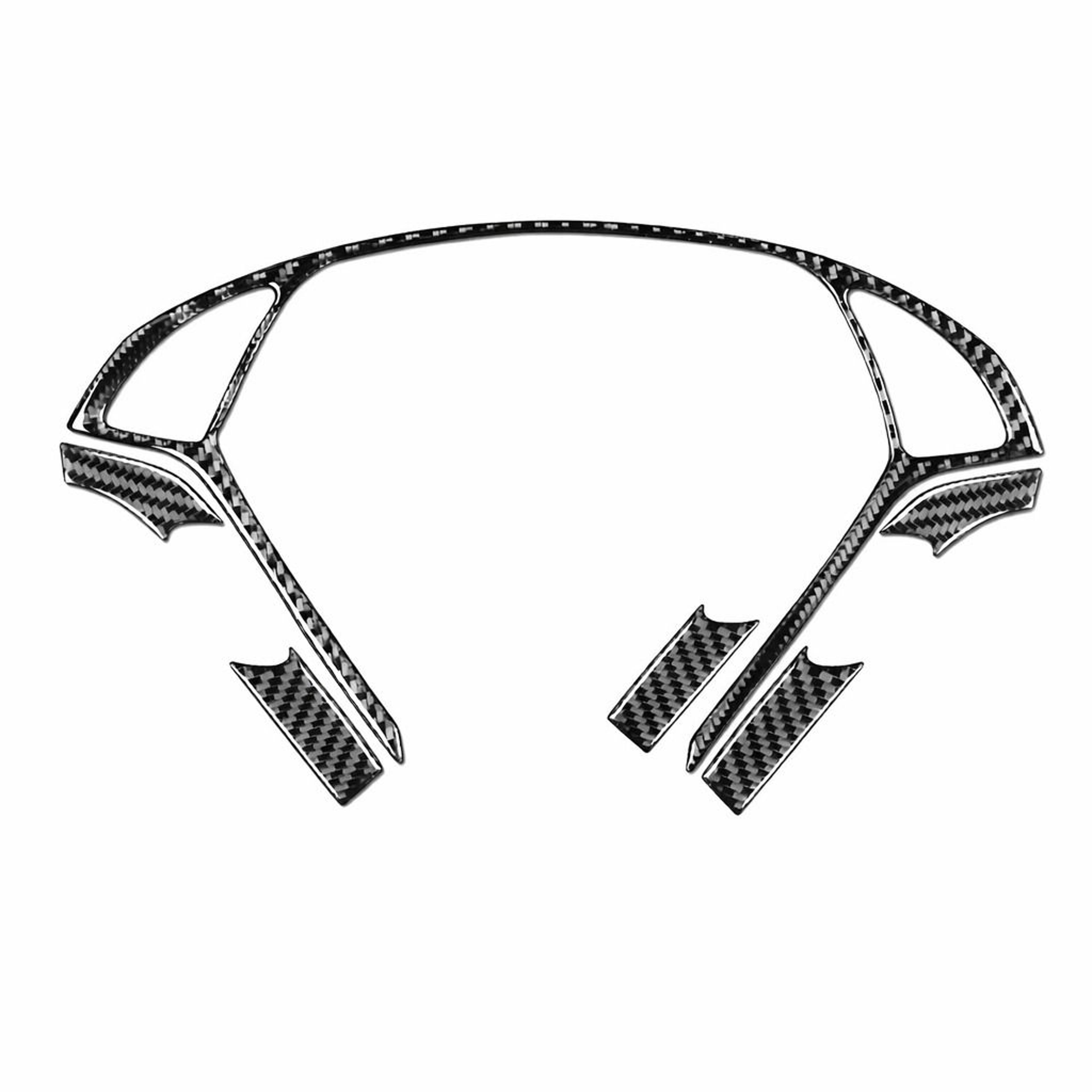 carbon fiber steering wheel trim kit