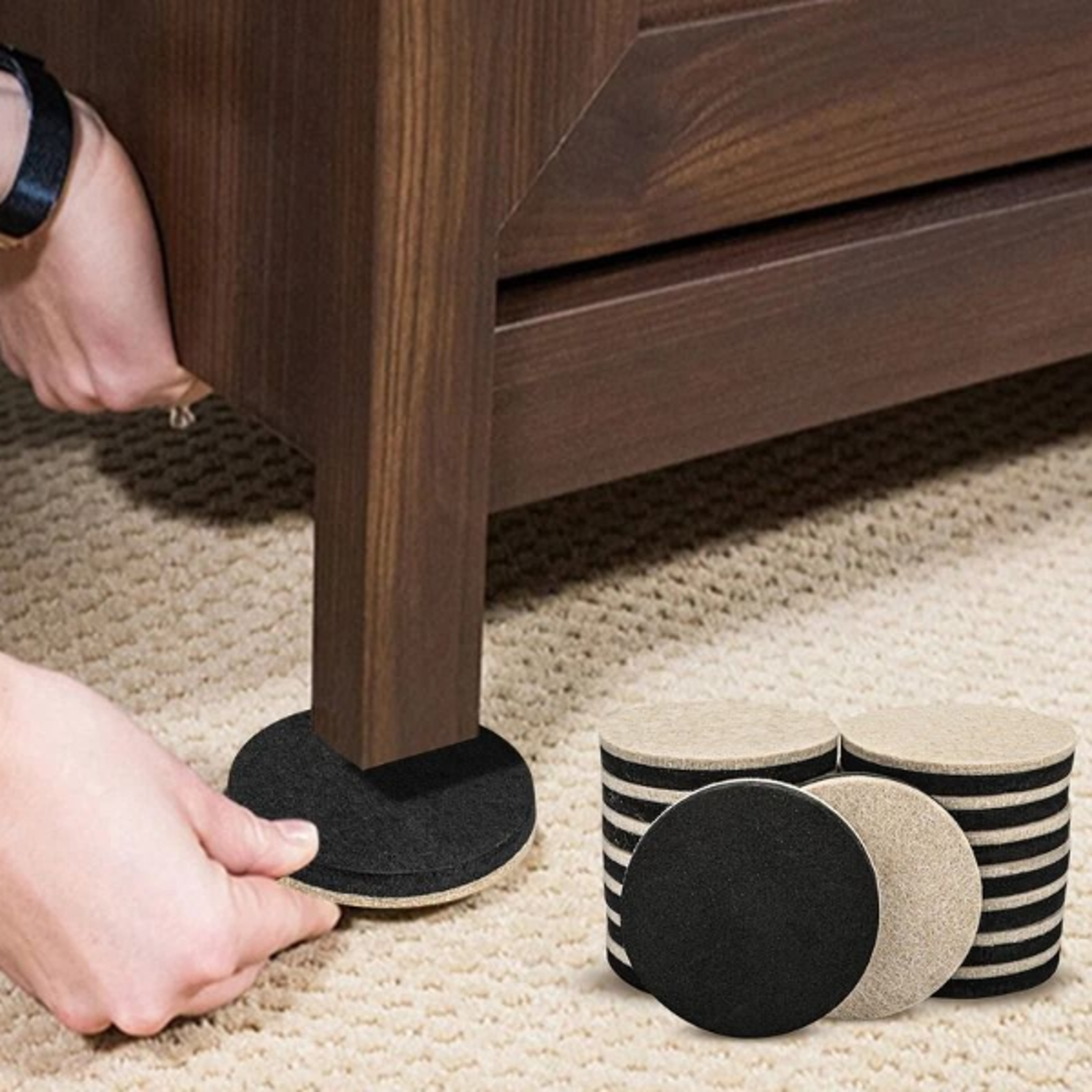 furniture moving sliders – chair leg feet pads & floor protectors for easy movement