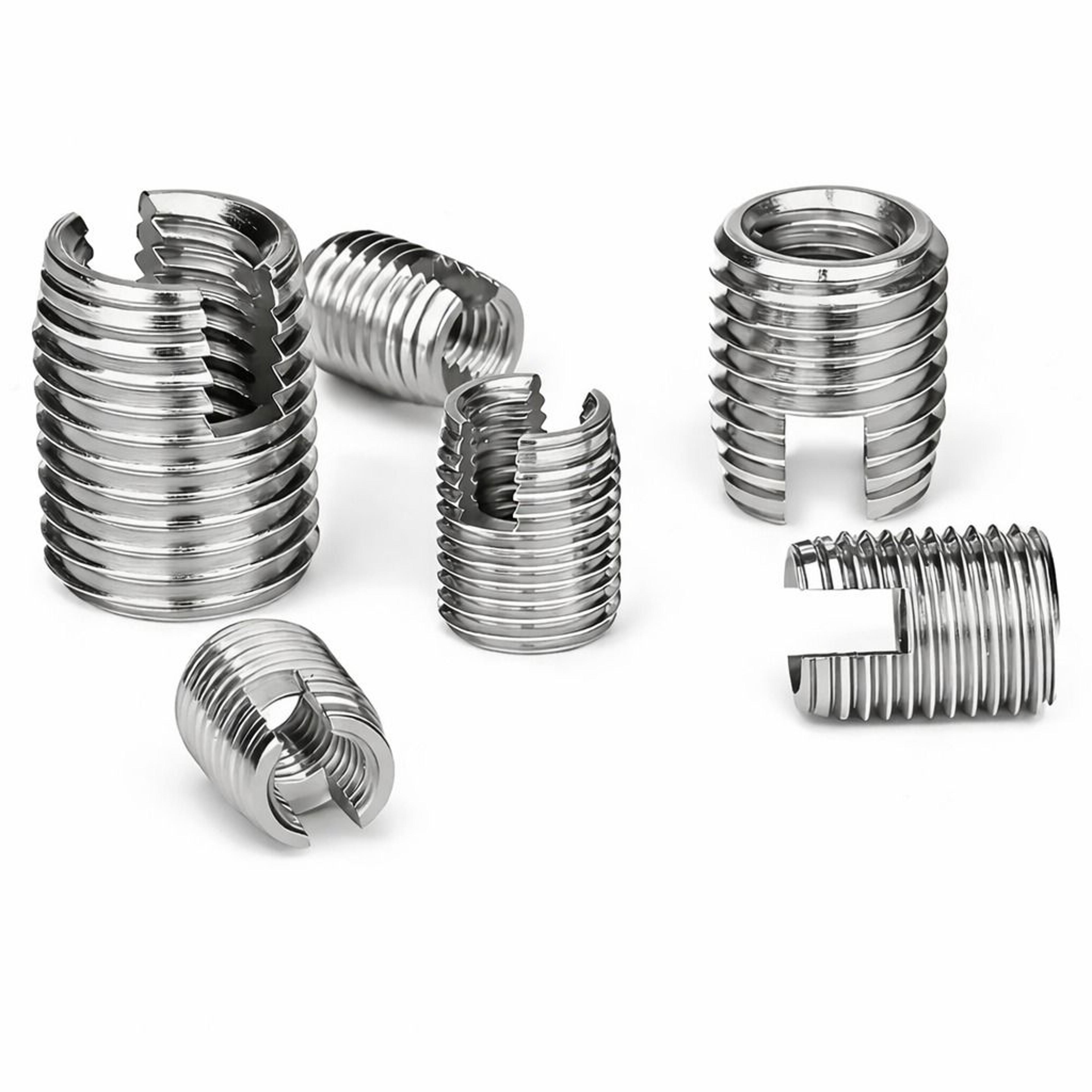 stainless steel self-tapping thread inserts set for industrial repairs – durable and easy to use