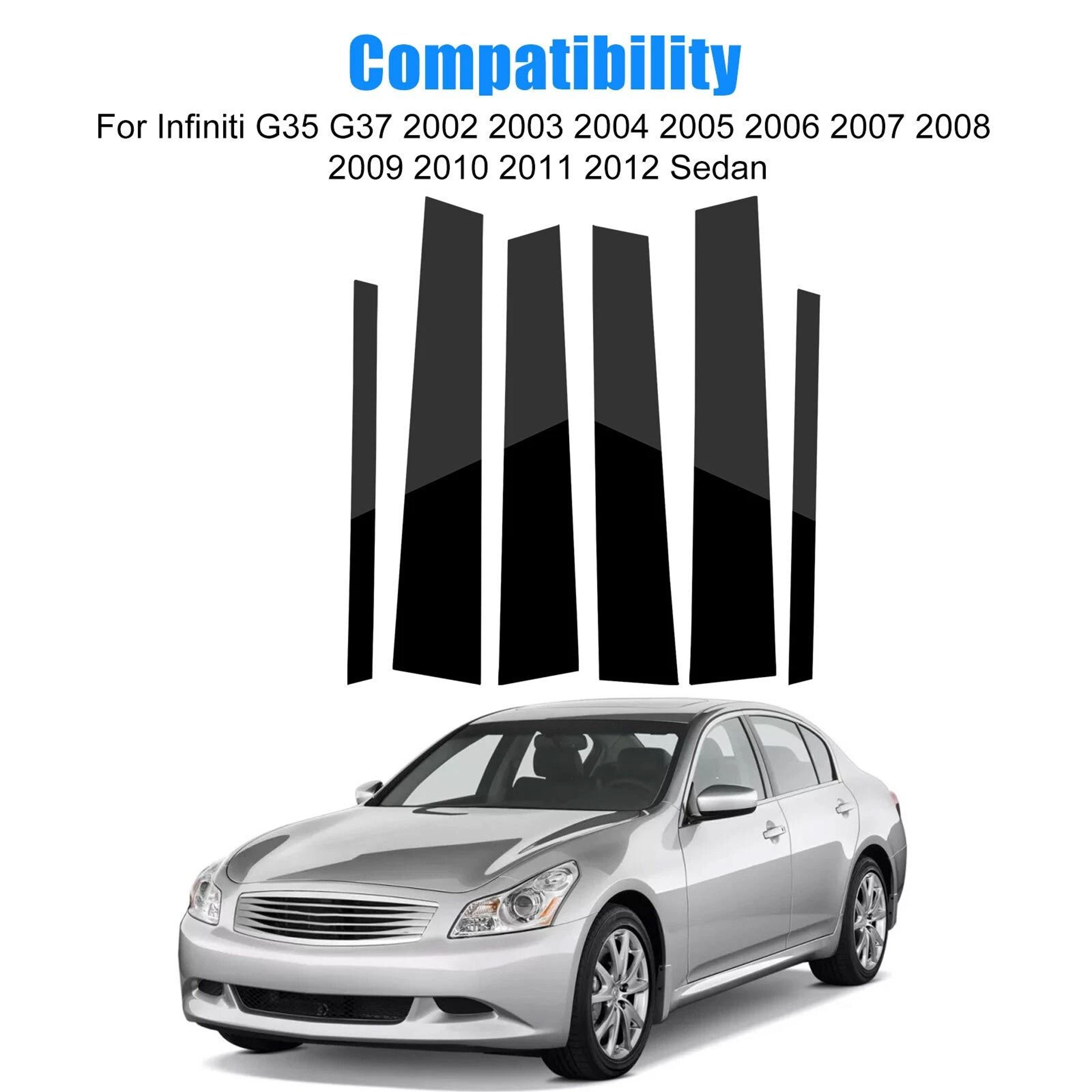 Window Pillar Posts Door Trim Molding Covers  Durable EasytoInstall Enhancement 4
