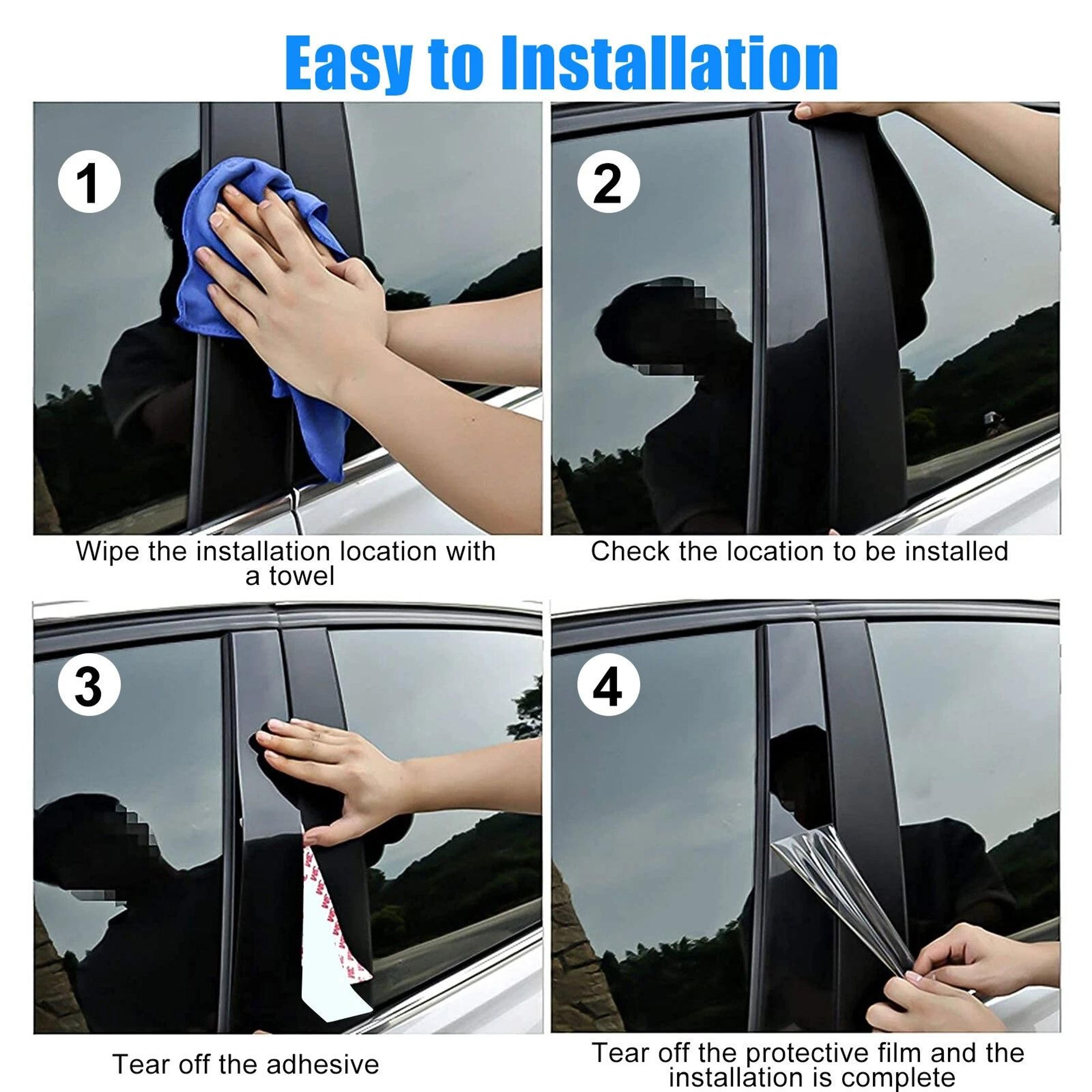 Window Pillar Posts Door Trim Molding Covers  Durable EasytoInstall Enhancement 6