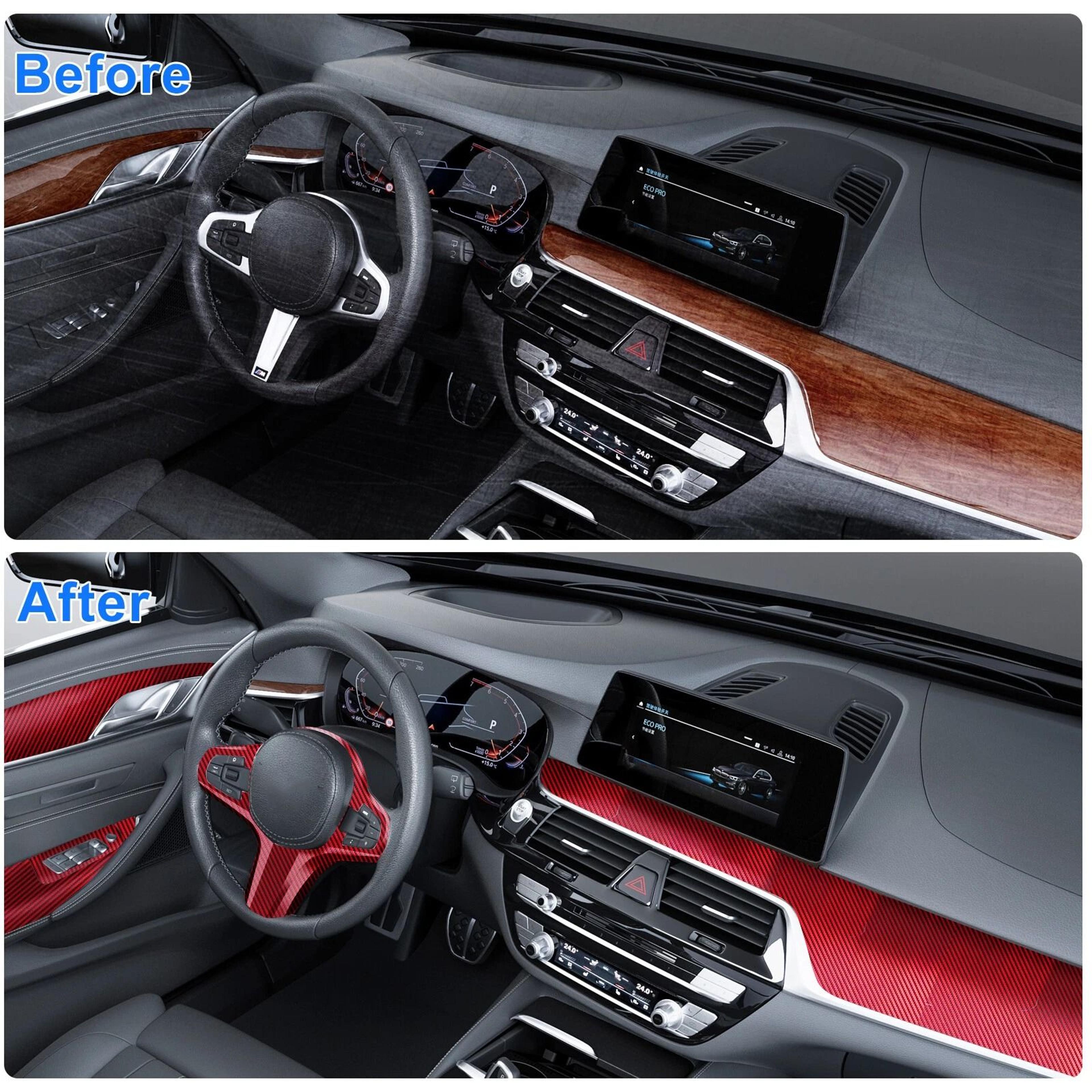 Red Carbon Fiber Wrap For Cars Motorcycles And Laptops  Twill Weave Waterproof  ScratchResistant 4