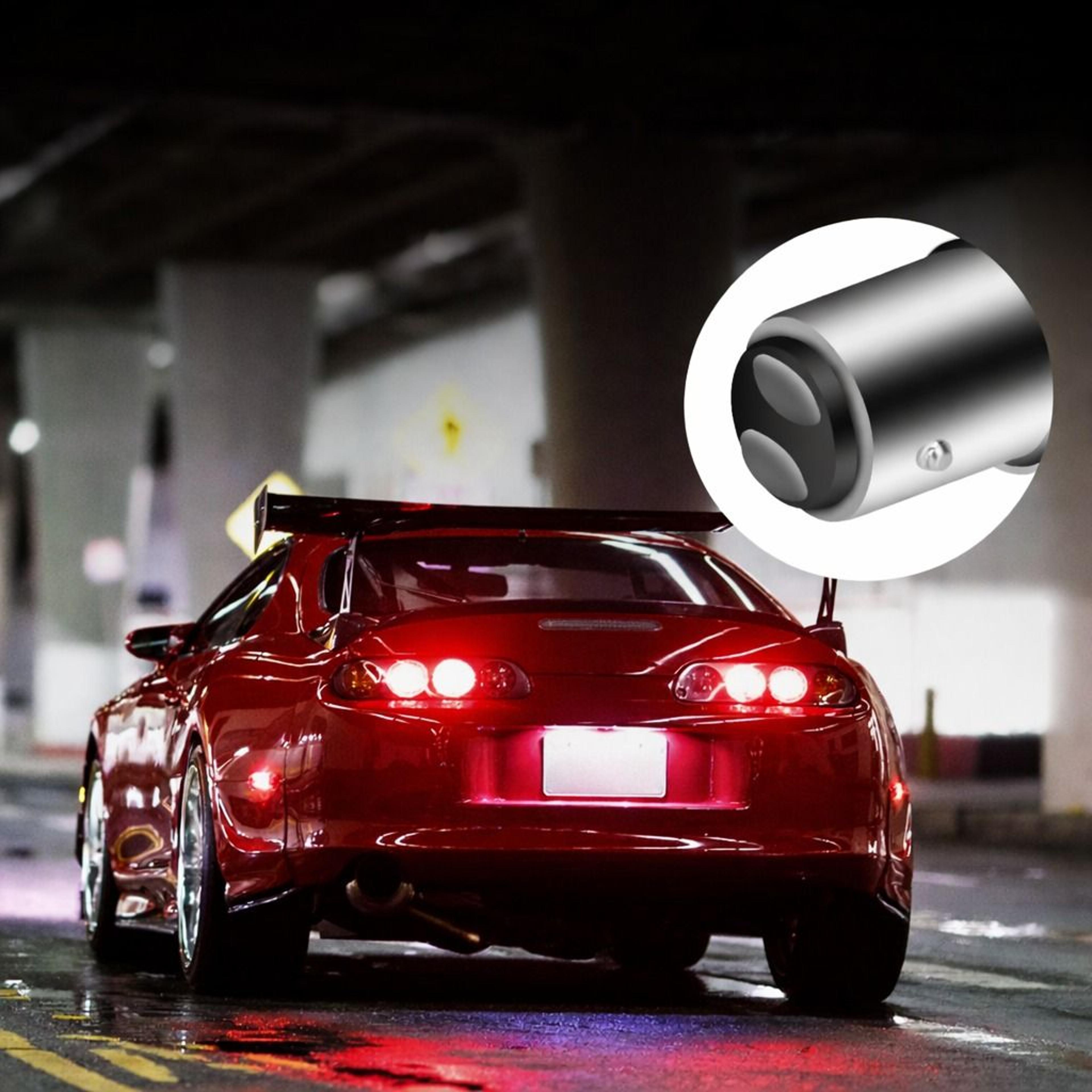 led strobe flashing safety brake light bulb – enhanced visibility for cars & motorcycles