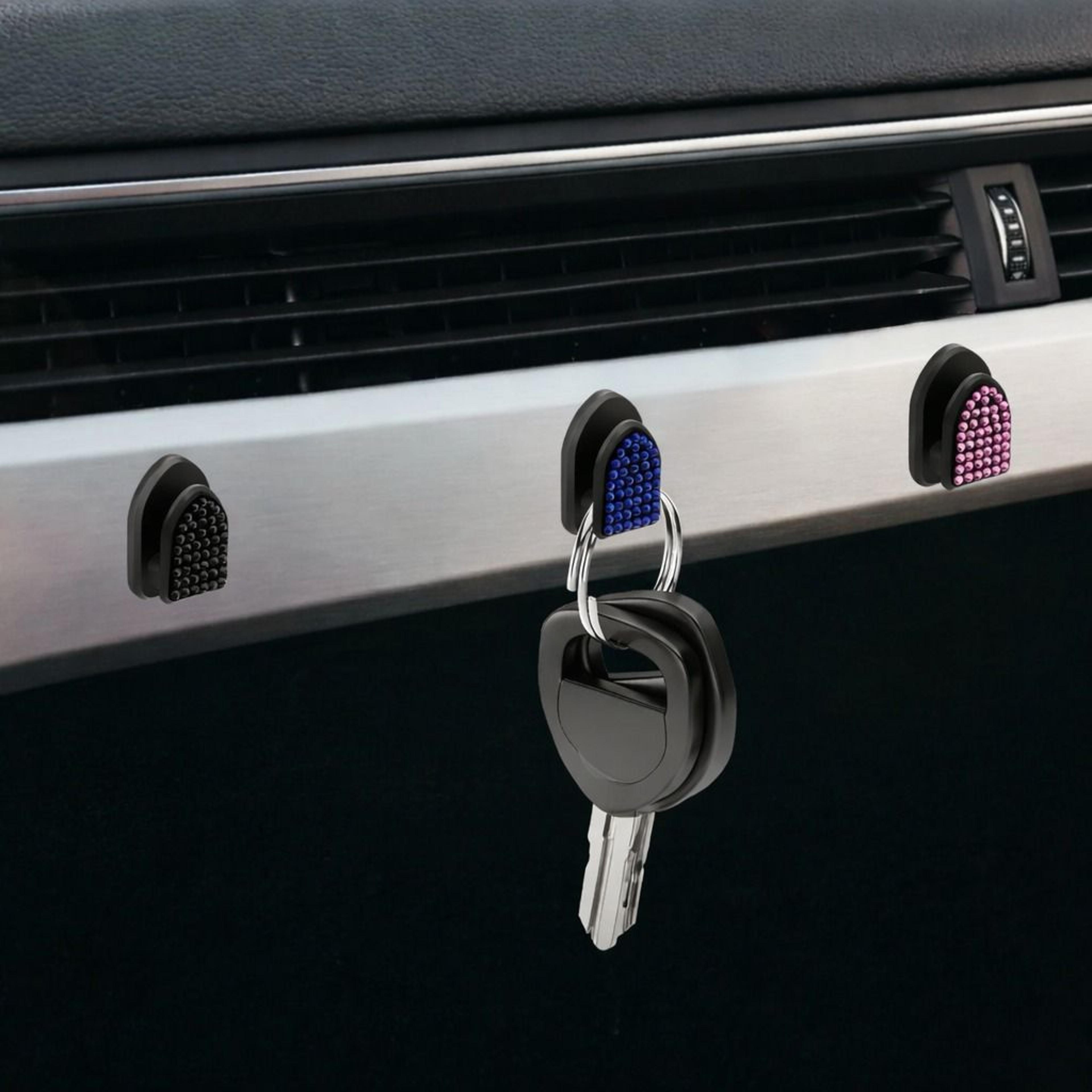 bling car dashboard hooks - multifunctional key & cable holder