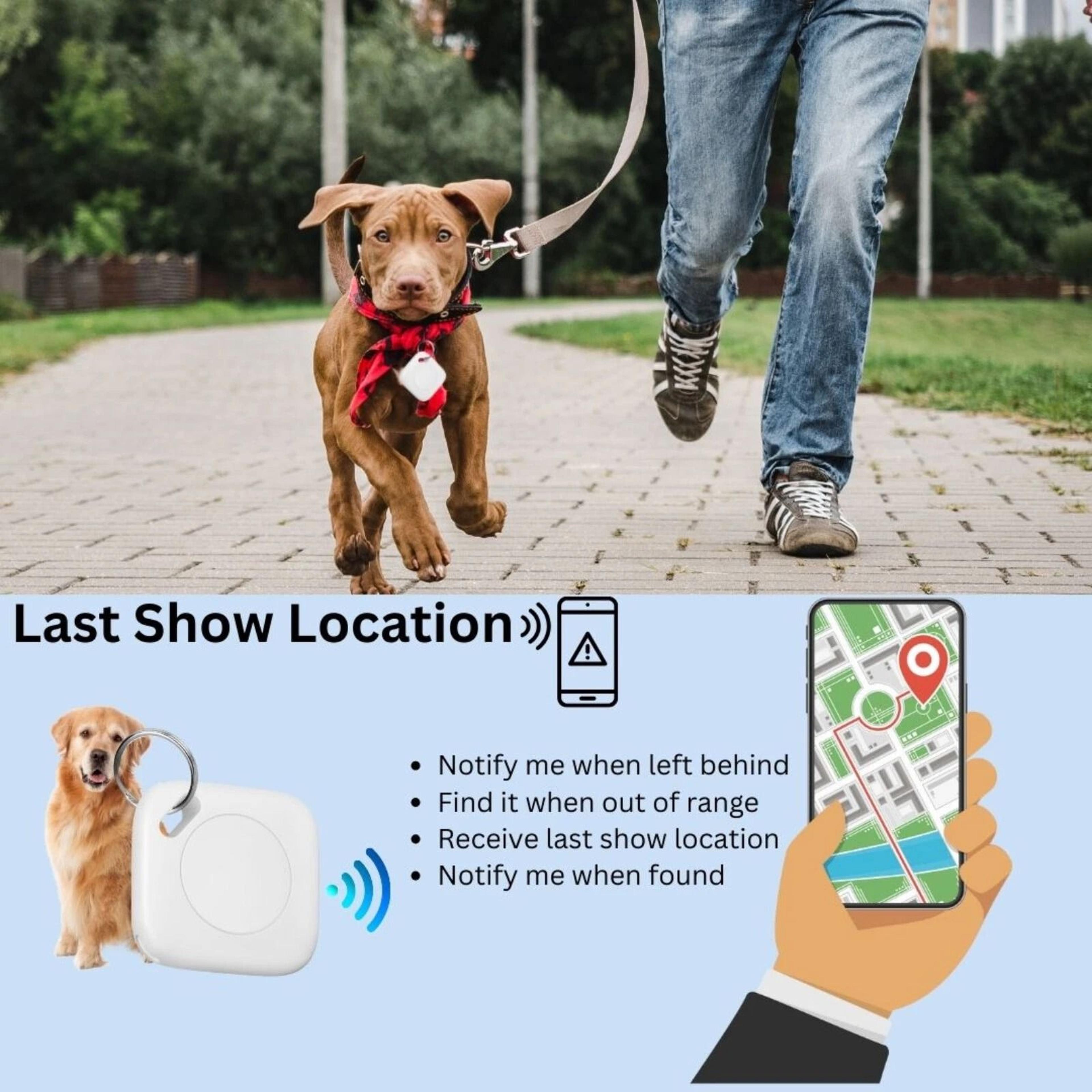 Smart Tracker Wireless Bluetooth AntiLost Locator For Wallet Keys Pets 4